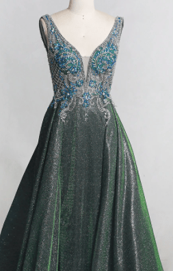 MEESHA Crystal Over Skirt Princess Gown in Australia | One Honey Boutique