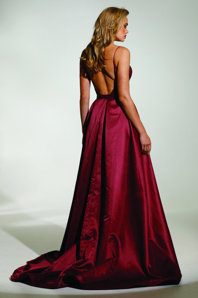 T17128 Wine Red Sequin Backless Mermaid Prom Dress, formal gown, Brisbane to Gold Coast, Australia.