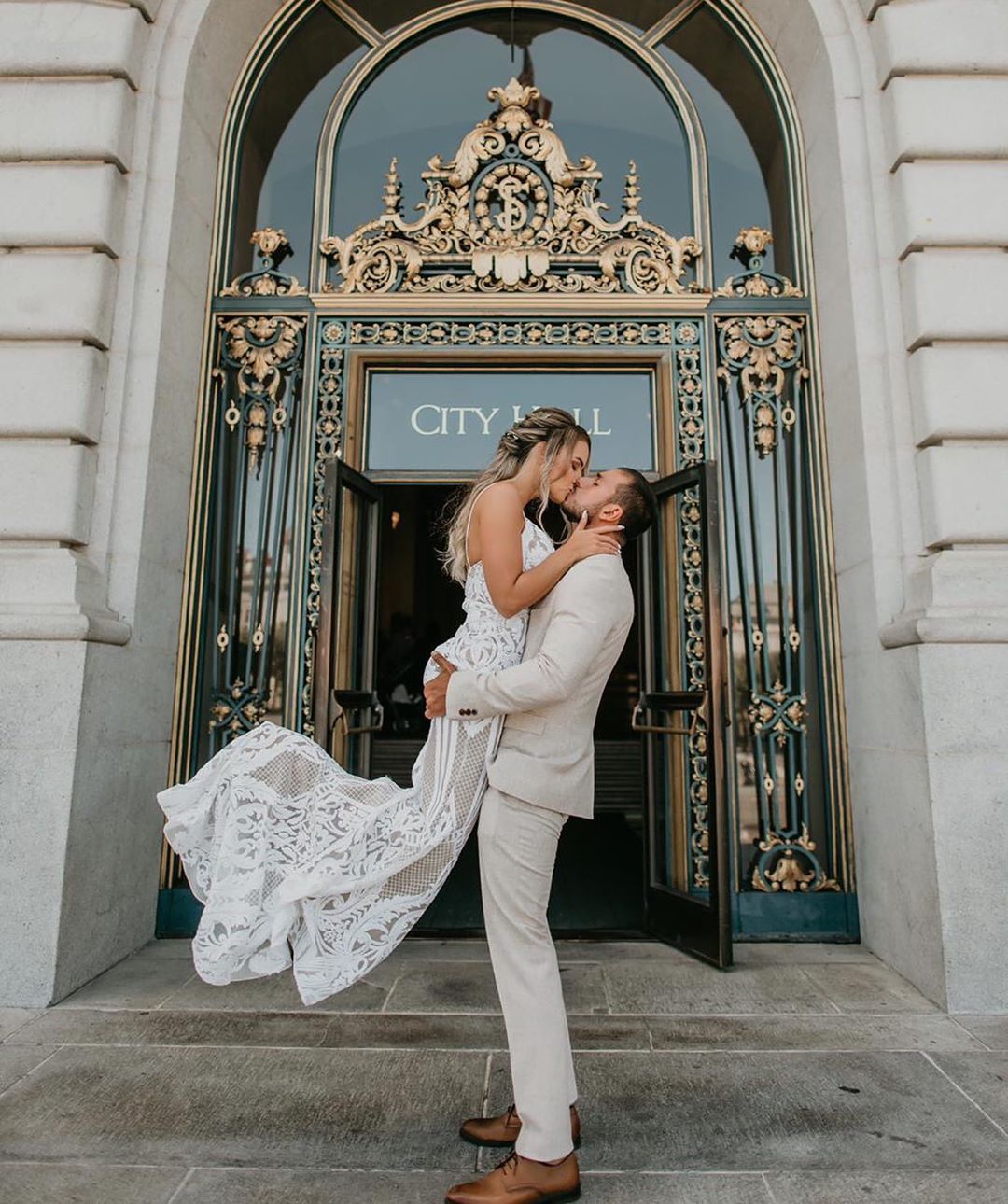 Tina Holly Couture T19280 White & Nude Wedding Mermaid Formal Dress in Australia | One Honey Boutique