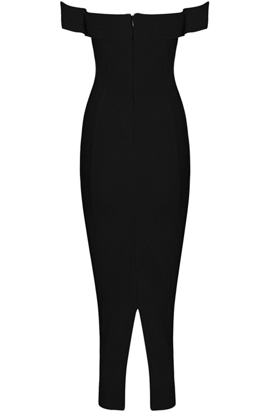 Honey Couture BECKY black off shoulder bustier bandage dress, Australian designer prom dress, affordable evening gown