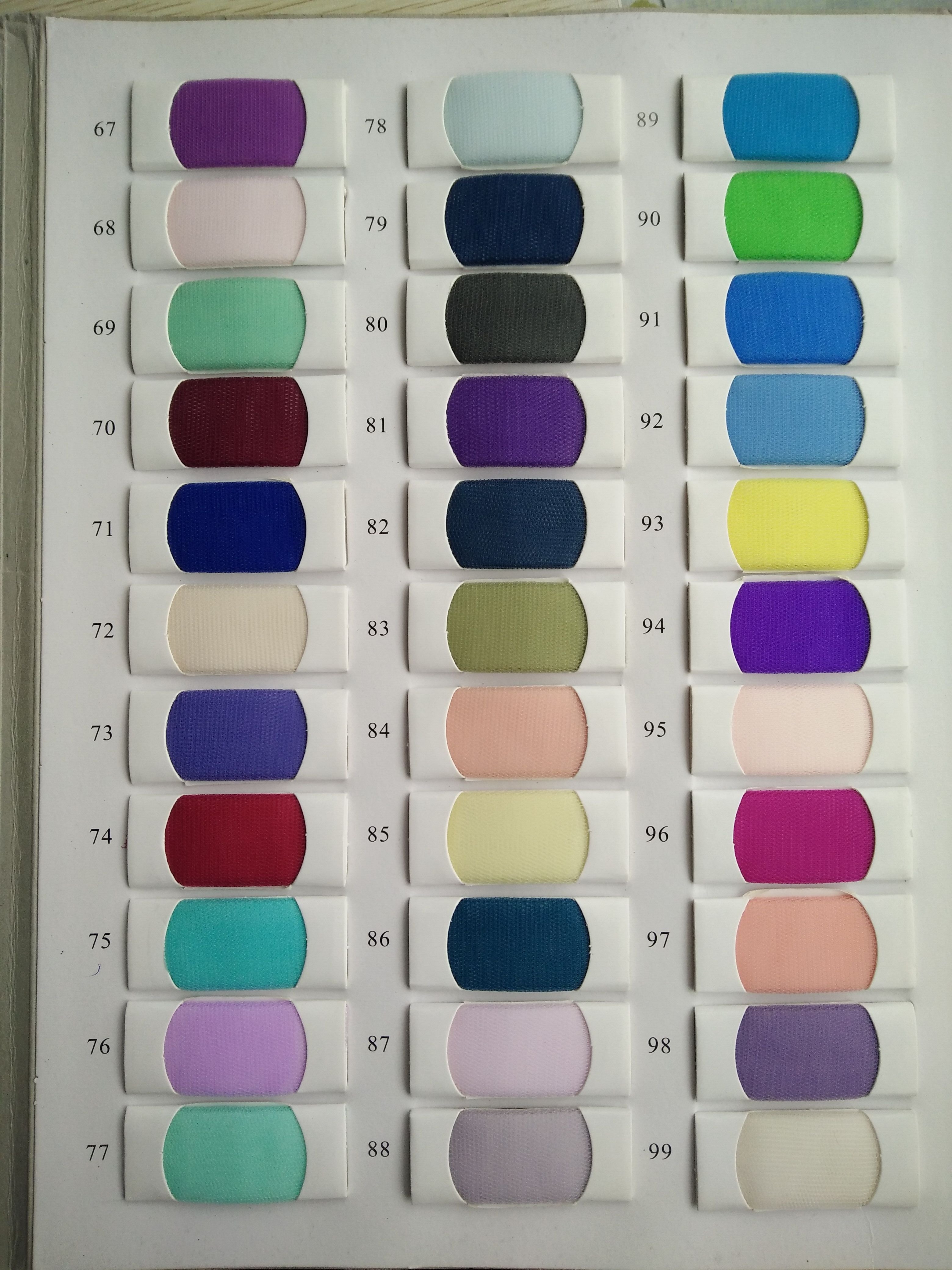Fabric color swatches for Honey Couture FREYA dress, showcasing diverse options for custom evening gowns and prom dresses.