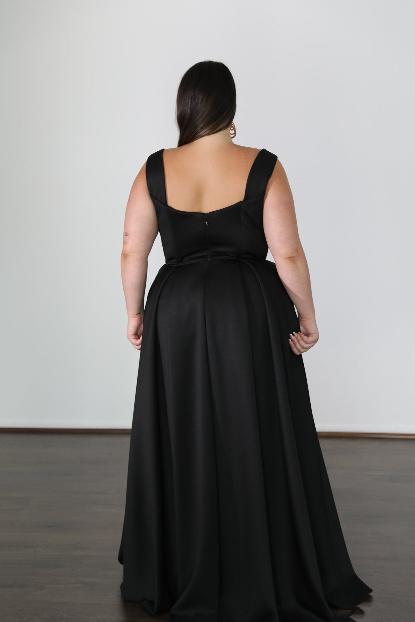 Once Labeled Designer Hayley Scuba Curve & Plus Size School Formal Dress in Australia | One Honey Boutique