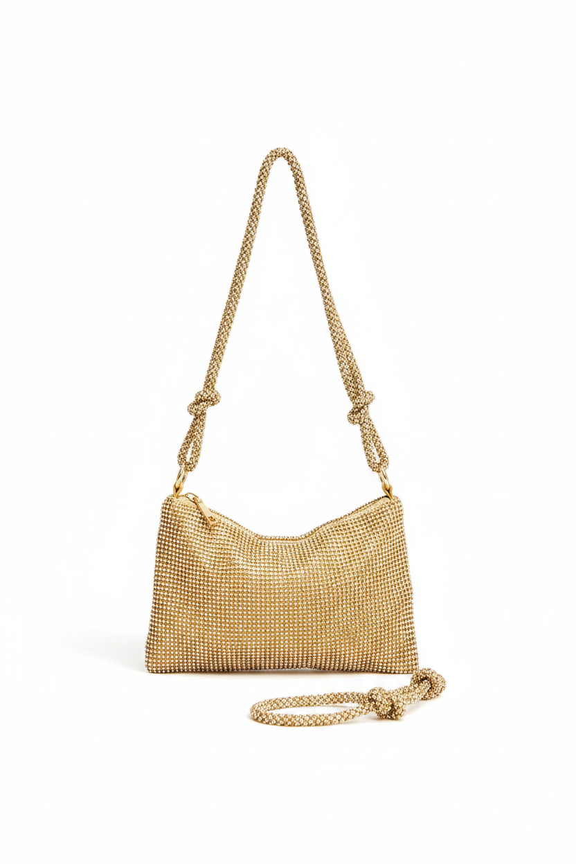Honey Couture CHICAGO Chain Mesh Party Bag in Australia | One Honey Boutique
