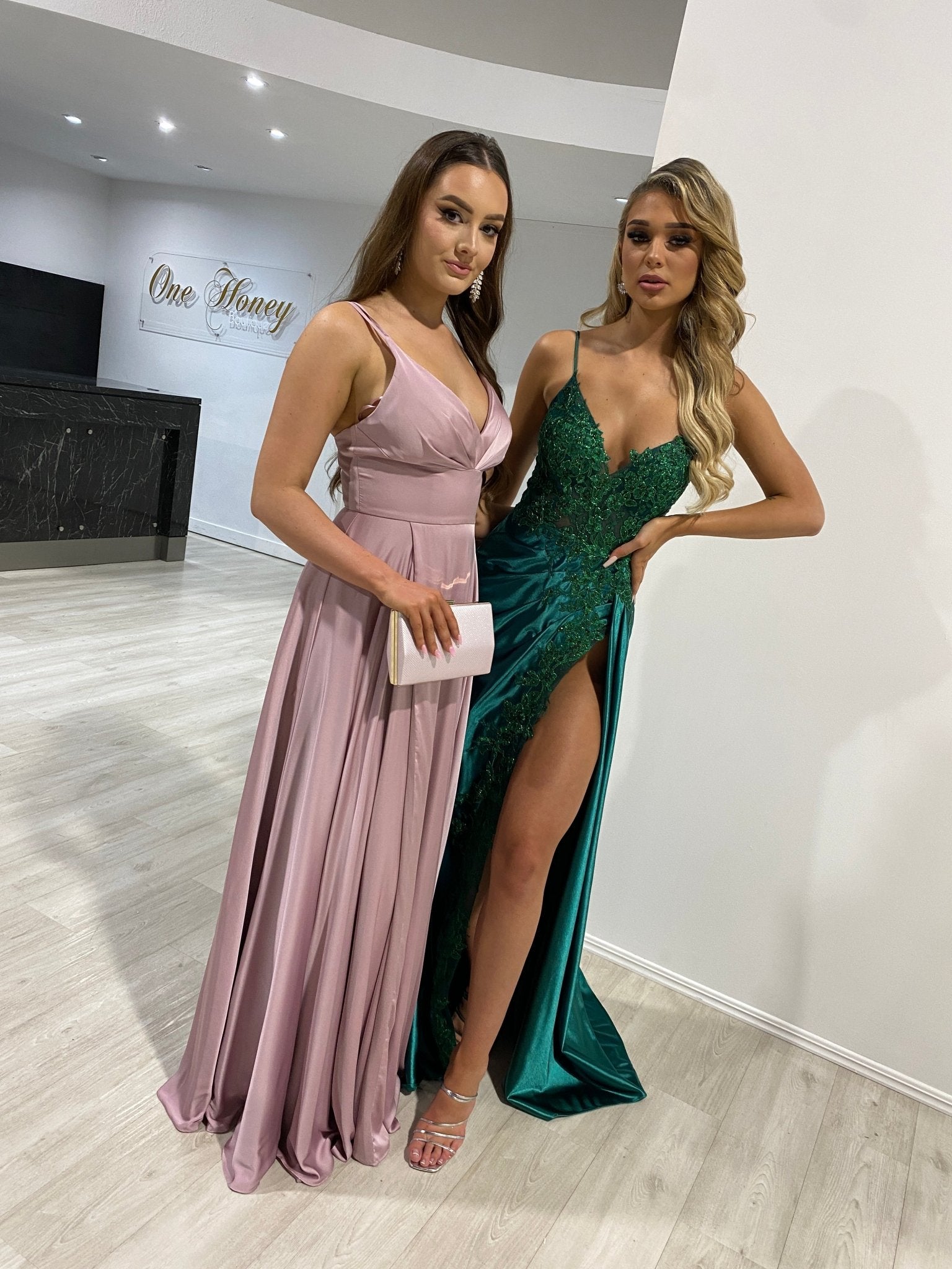 ROSALIA Silky A Line Formal & Prom Dress in Australia | One Honey Boutique