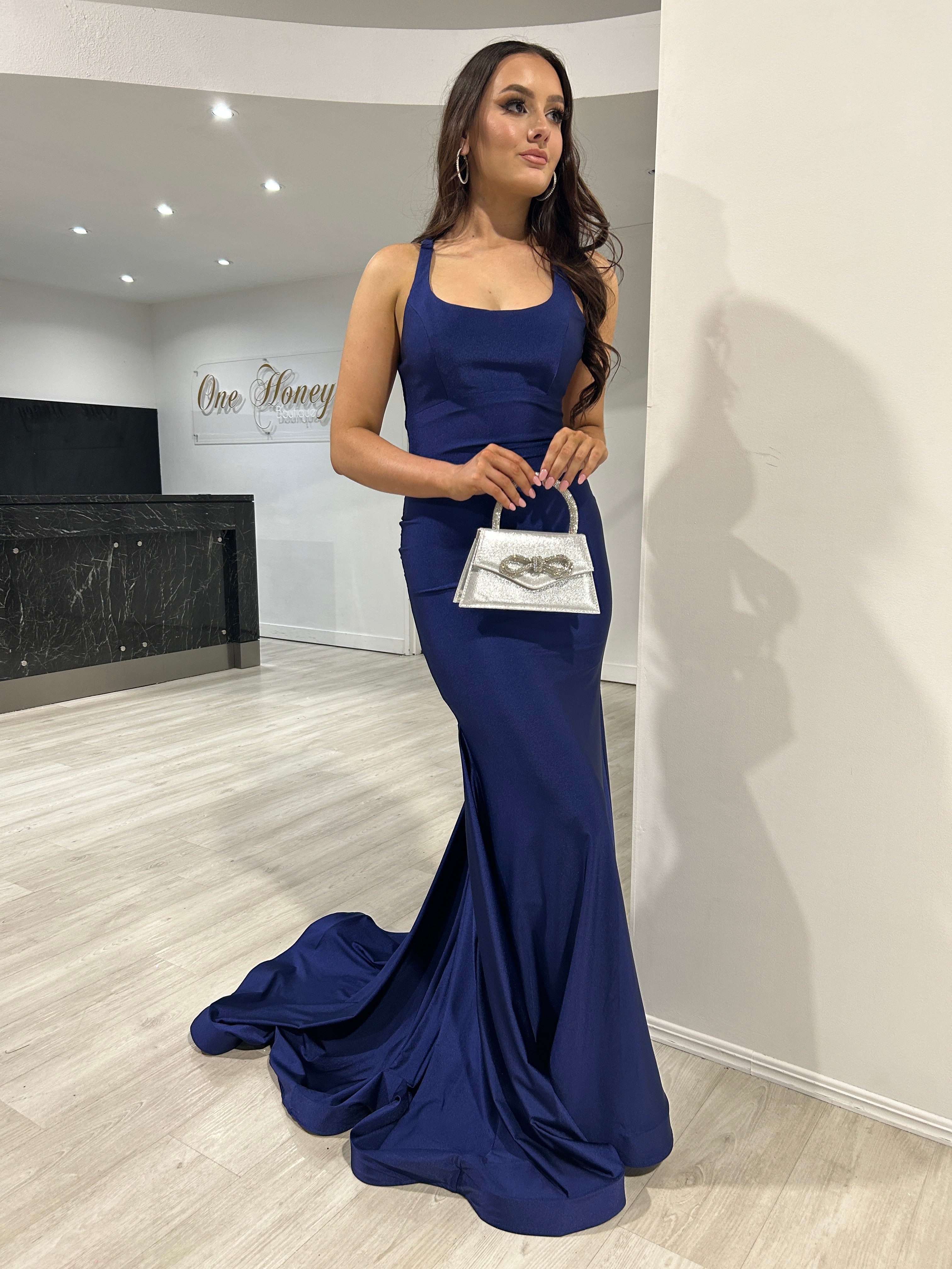 Honey Couture SAINT Sparkle Bow Handle Mini Bag