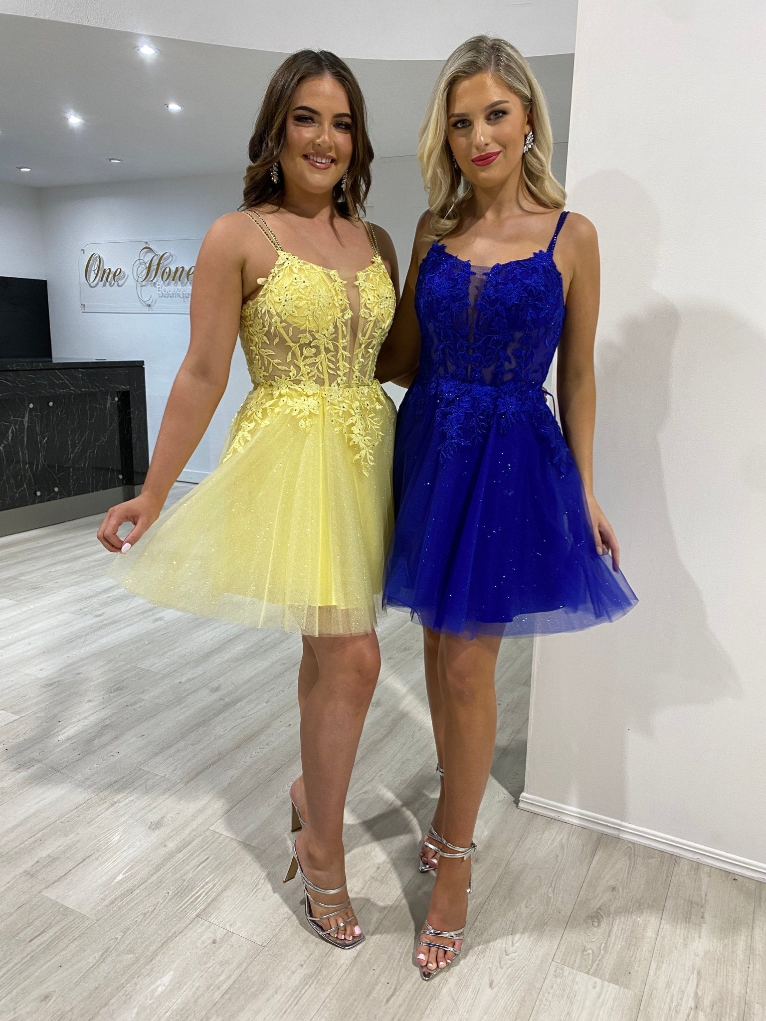 CHERRY Diamanté Beaded Strap Tulle Frilly Party Dress in Australia | One Honey Boutique