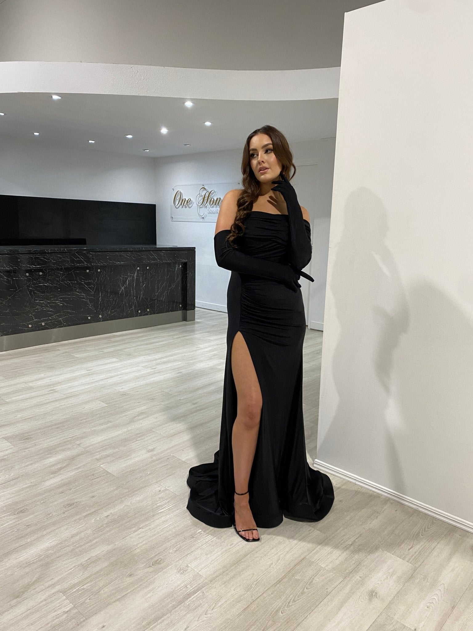 BALENCI - USSY Mermaid Formal Dress w Gloves in Australia | One Honey Boutique