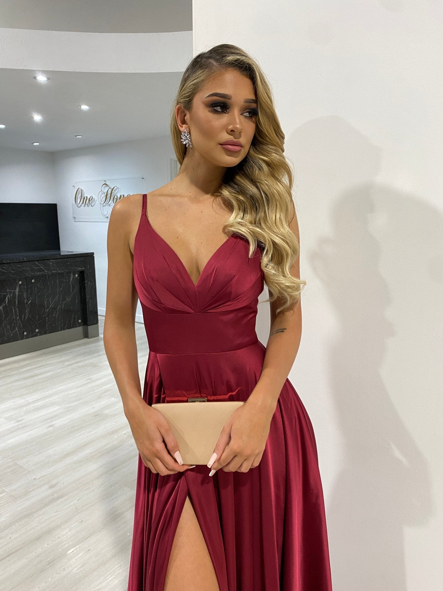 ROSALIA Silky A Line Formal & Prom Dress in Australia | One Honey Boutique