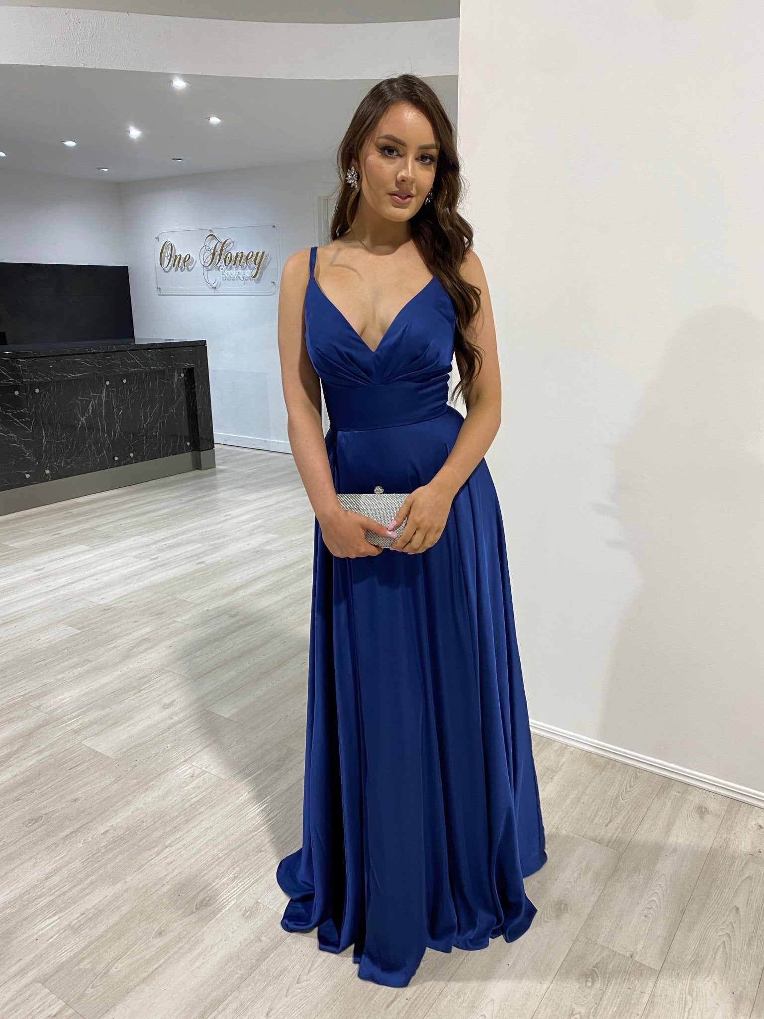 ROSALIA Silky A Line Formal & Prom Dress in Australia | One Honey Boutique