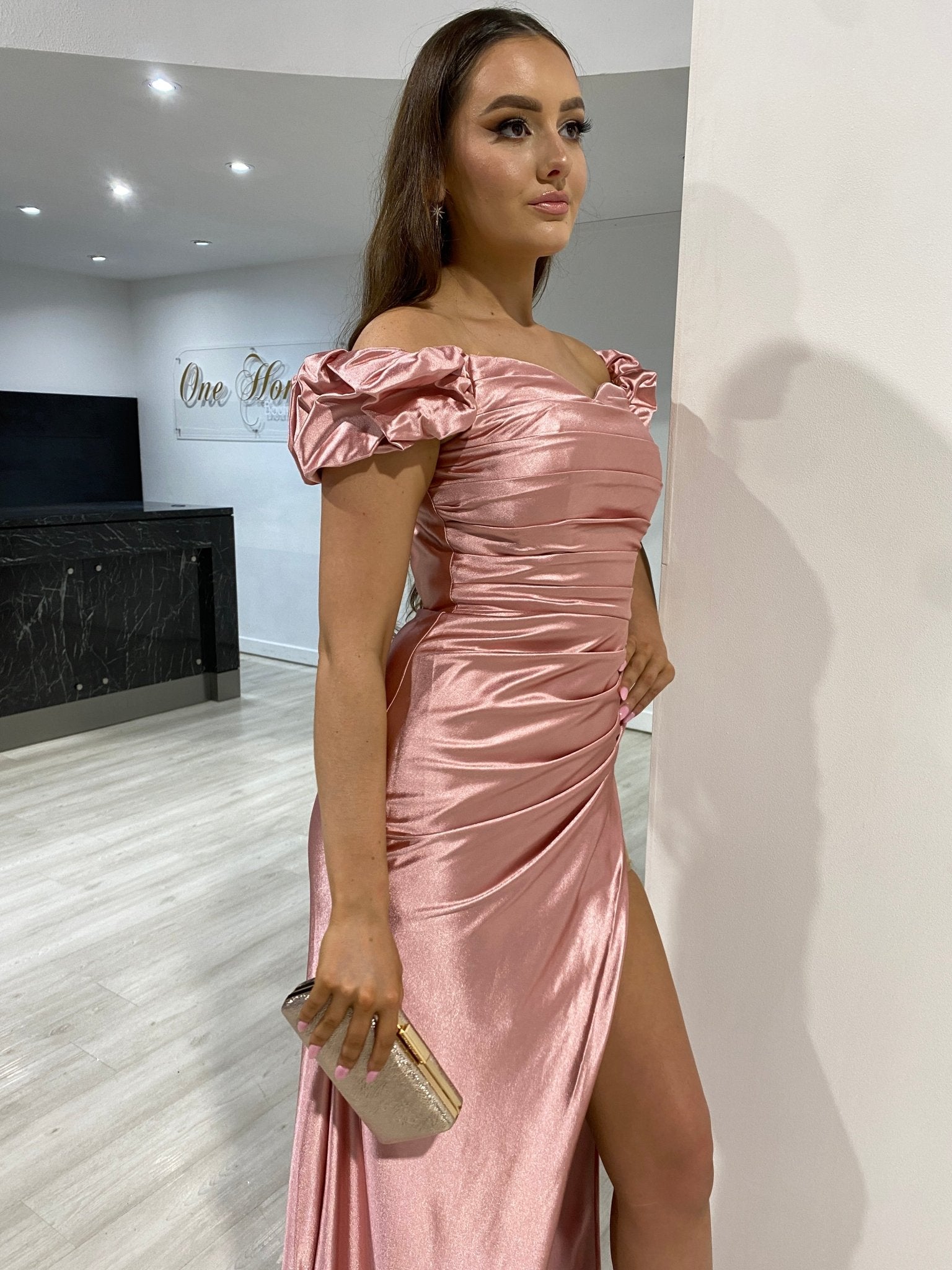 Honey Couture LILLA Box Clutch Bag in Australia | One Honey Boutique