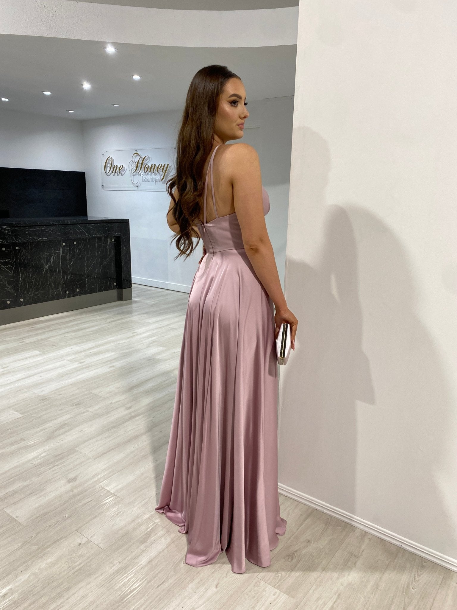 ROSALIA Silky A Line Formal & Prom Dress in Australia | One Honey Boutique