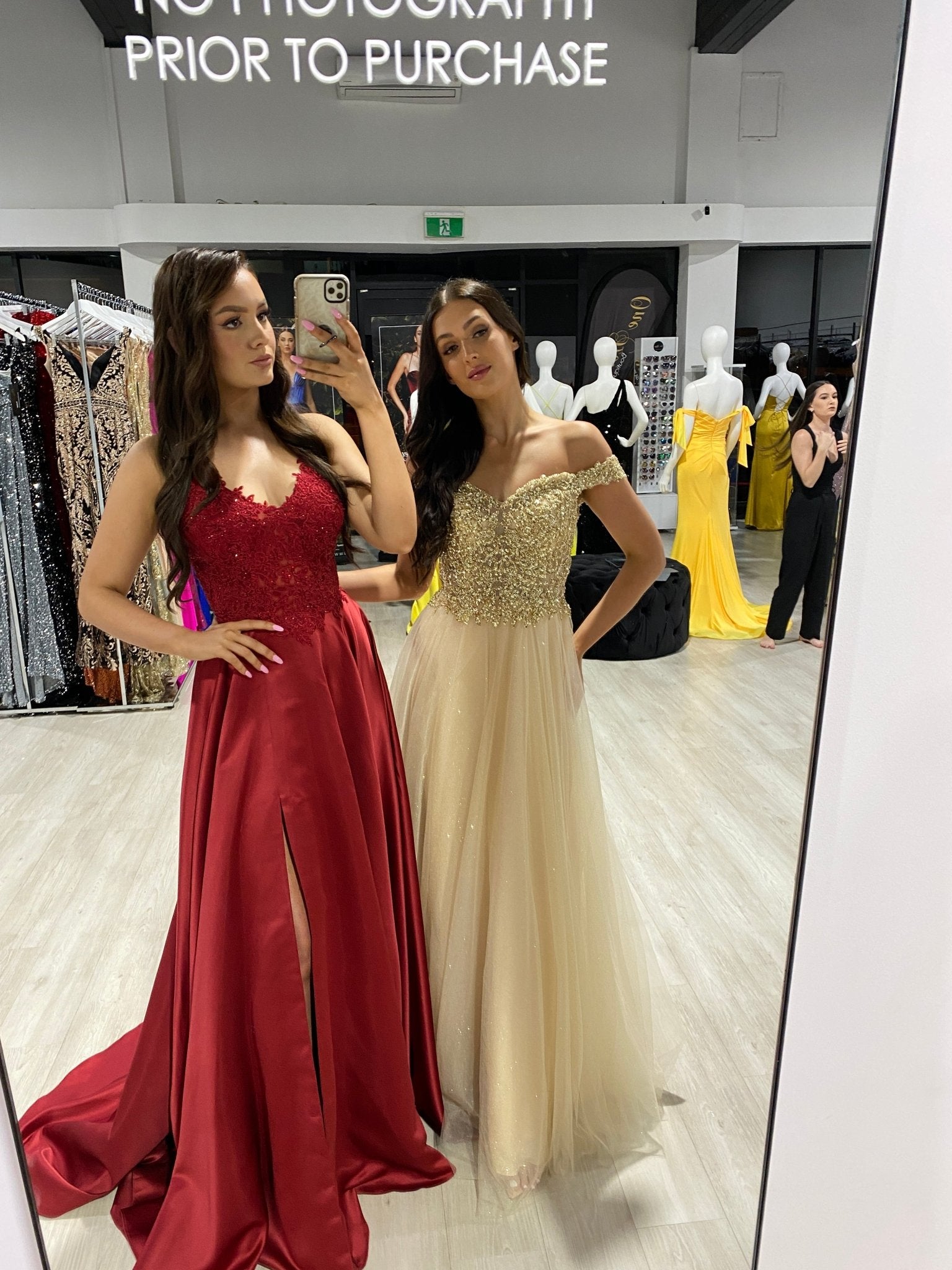 Honey Couture MATISSE Burgundy Satin A Line Corset Back Formal Dress in Australia | One Honey Boutique