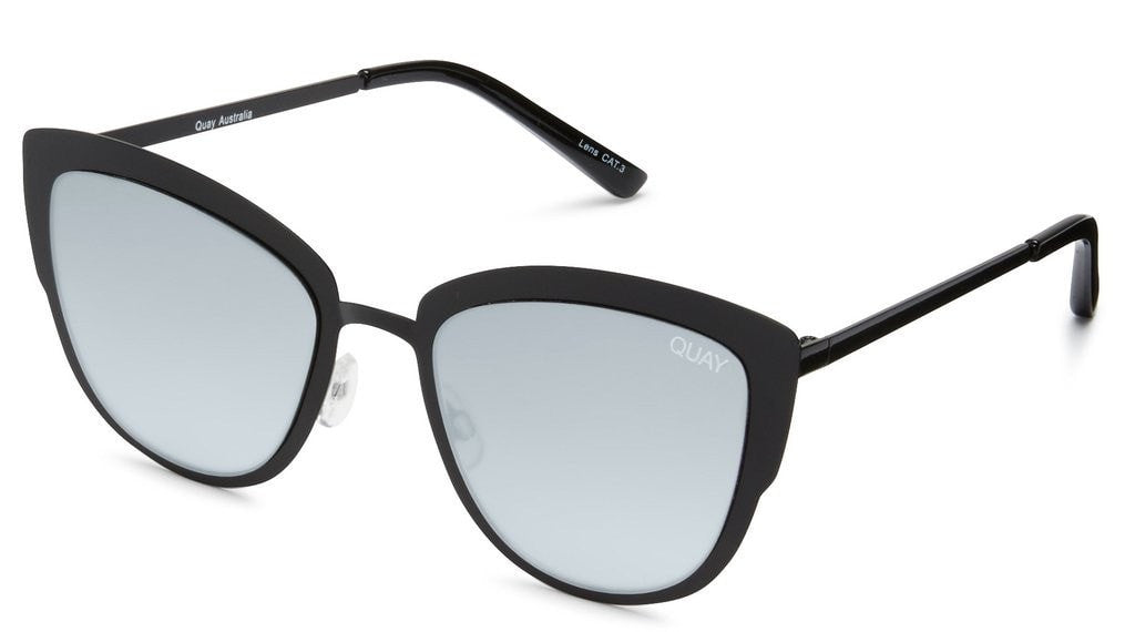 SUPER GIRL oversized designer sunglasses with reflective lenses, metal frame. Stylish eyewear from Brisbane to Gold Coast.