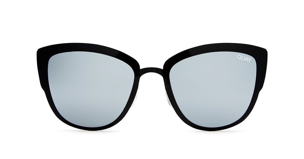 SUPER GIRL Quay Australia Designer Sunglasses with oversized frame and reflective lenses, perfect for bold style. Brisbane to Gold Coast.