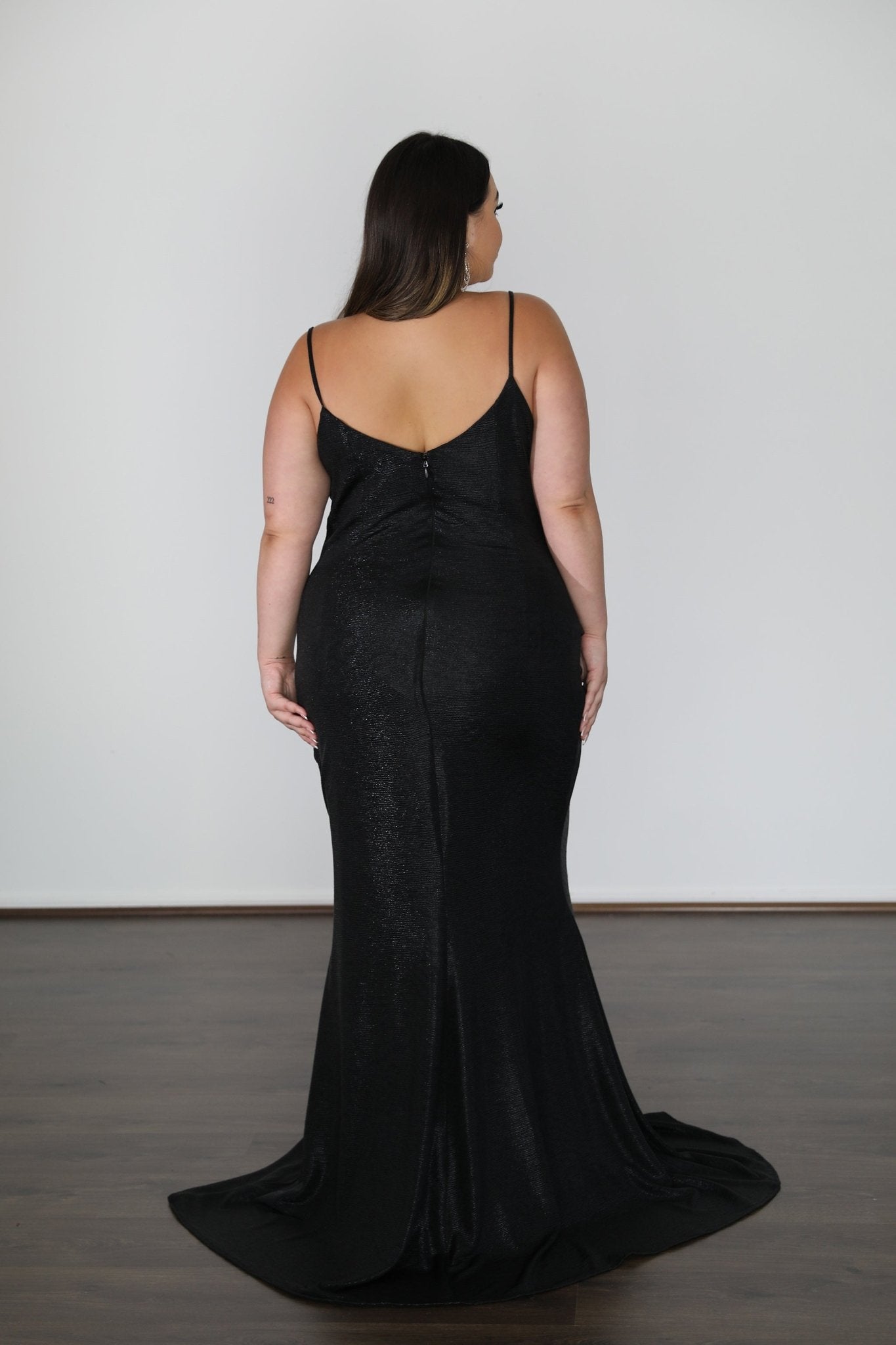 Once Labeled Designer ISSY Stretch Shimmer Curve School Formal Dress in Australia | One Honey Boutique