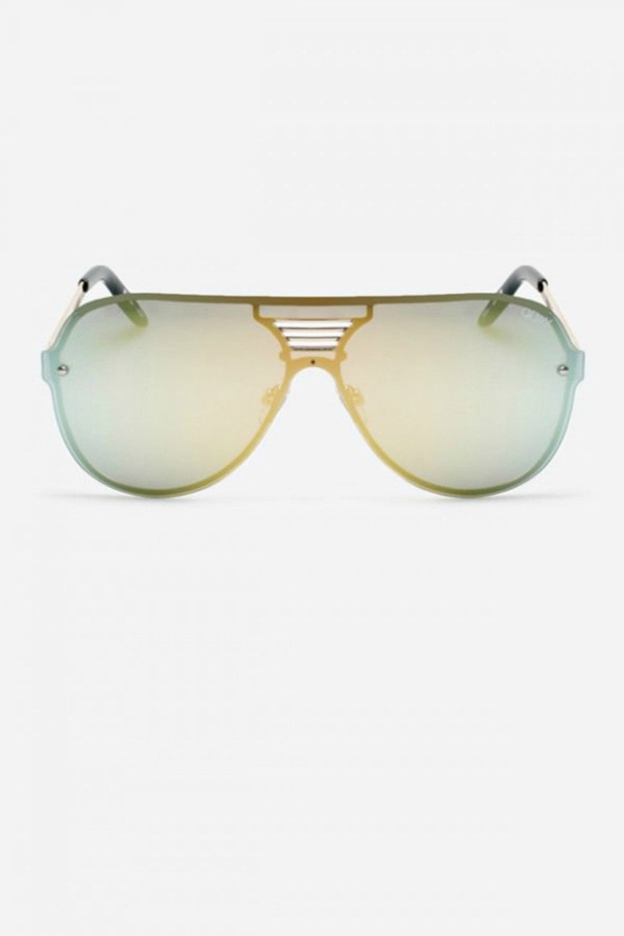Quay Australia SHOWTIME Gold Mirror Designer Sunglasses QUAY Australia$ AfterPay Humm ZipPay LayBuy Sezzle