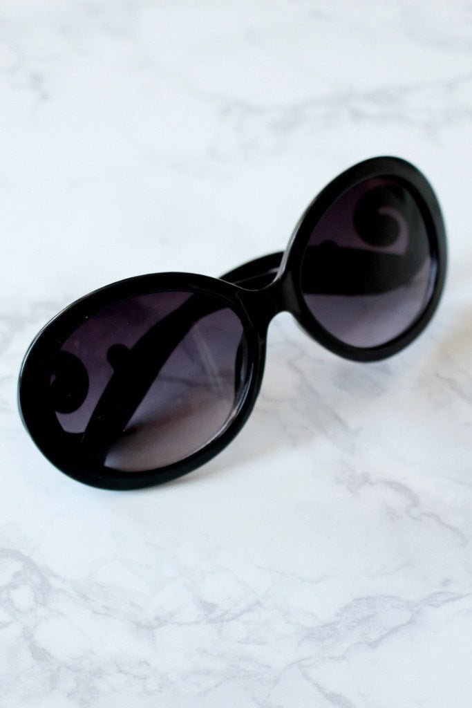 Honey Couture SWIRL Black Style Sunglasses Honey Couture Sunglasses$ AfterPay Humm ZipPay LayBuy Sezzle
