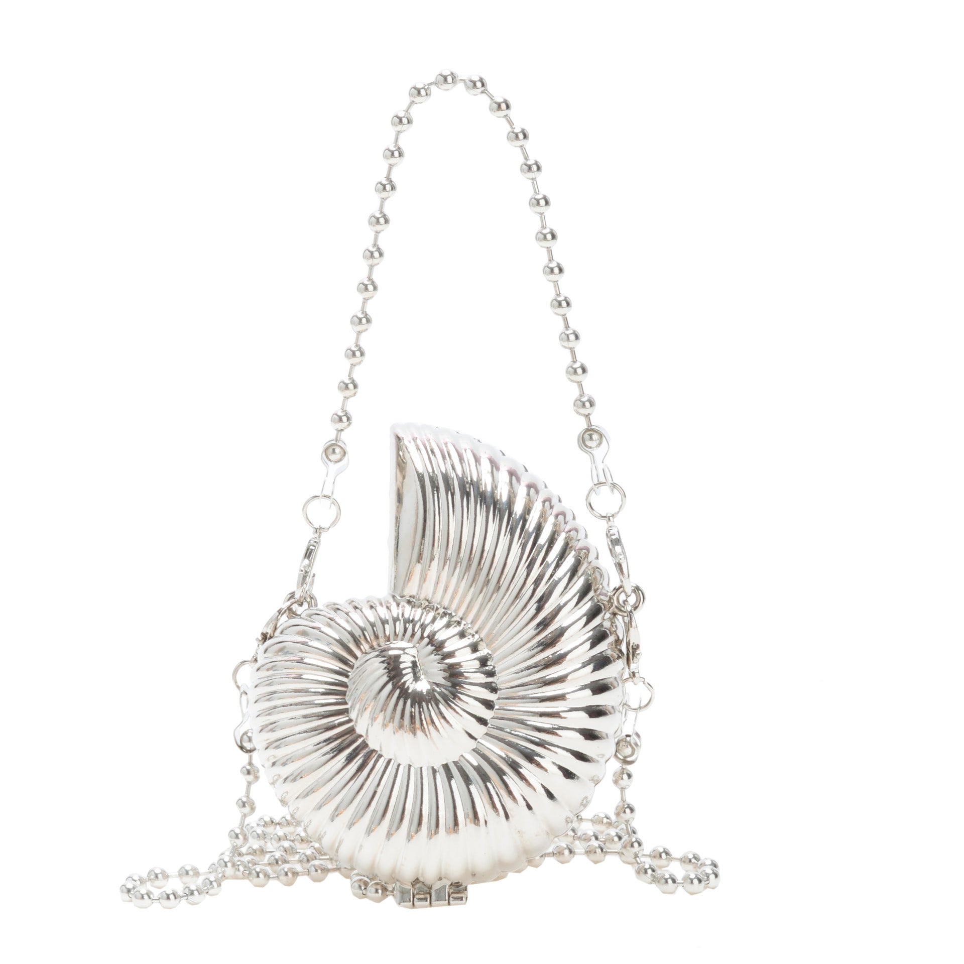 Nautilus Shell Hardcase Clutch Bag