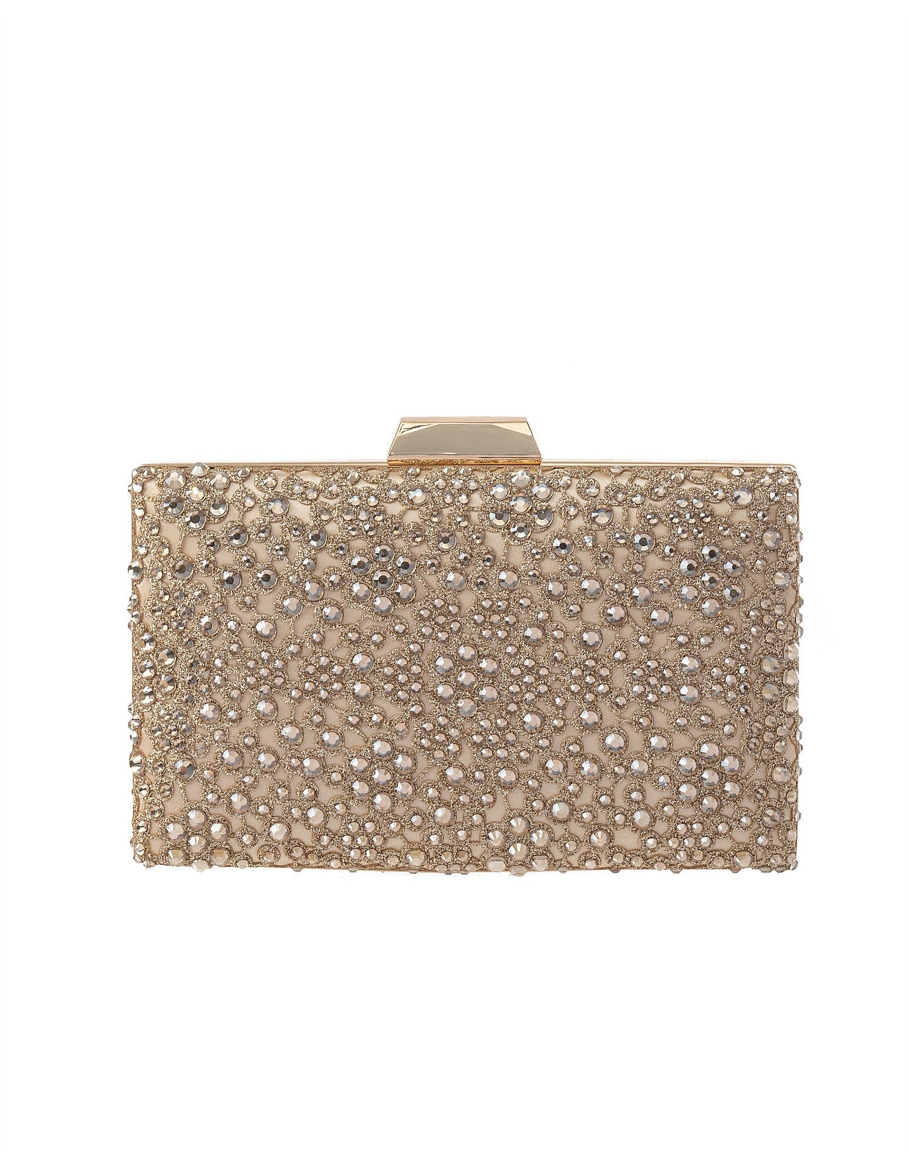 Gregory Ladner GBGB004D Square Multi Stone Clutch Bag