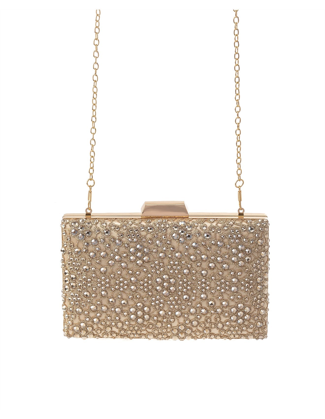 Gregory Ladner GBGB004D Square Multi Stone Clutch Bag