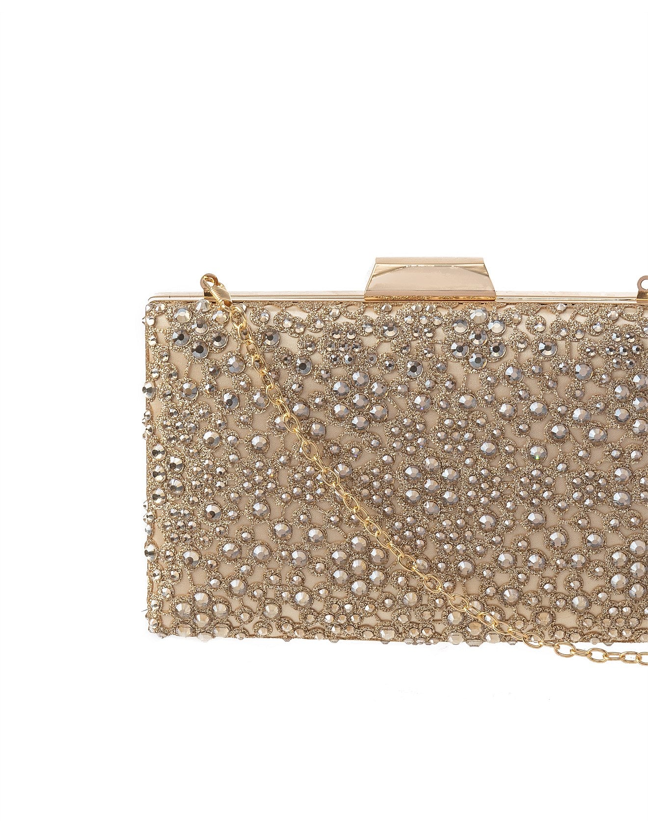 Gregory Ladner GBGB004D Square Multi Stone Clutch Bag