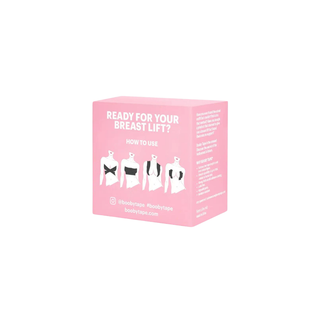 Booby Tape Nude Invisible Breast Lift Adhesive for Strapless Backless Outfits