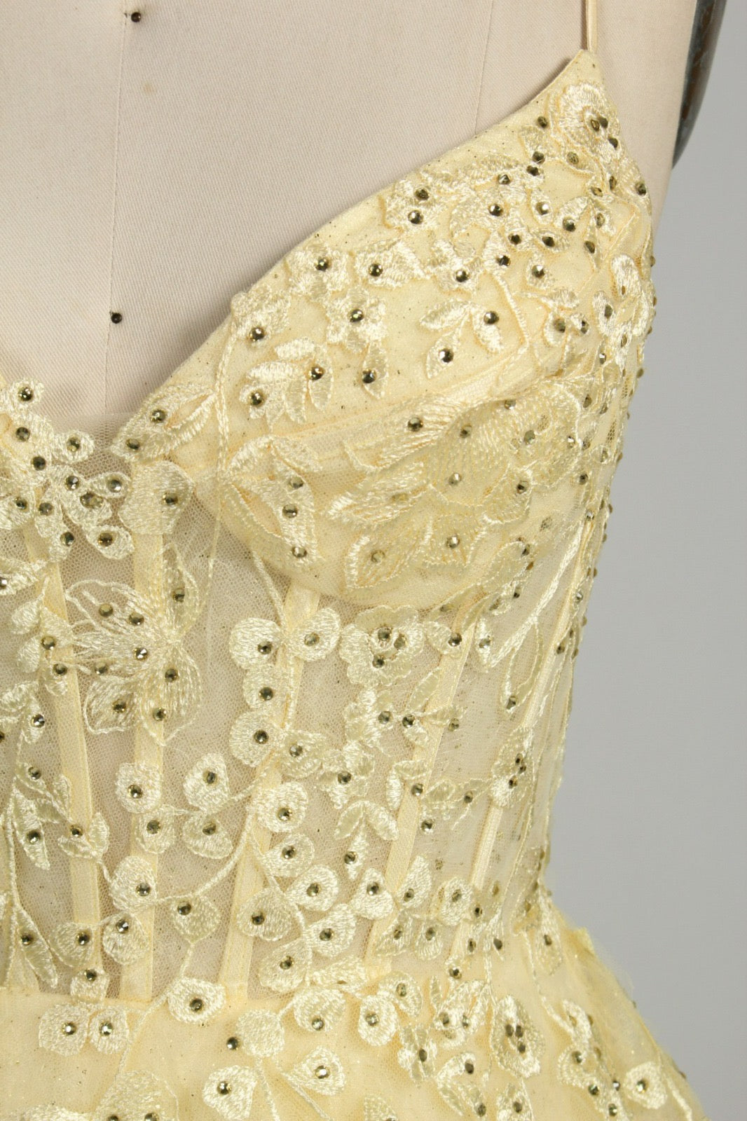 Honey Couture KAELA Lace & Mesh Feature Tulle Formal Dress