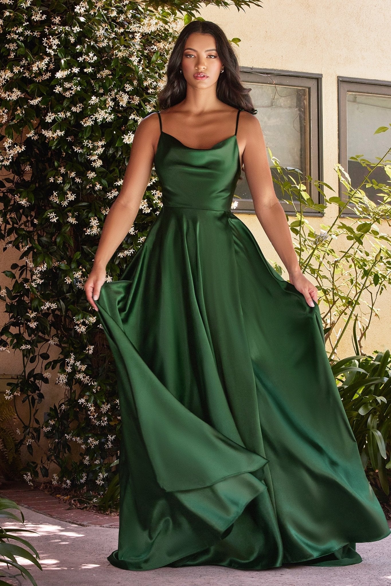XENA Silky Tie Up A - Line Formal Bridesmaid & Formal Dress in Australia | One Honey Boutique