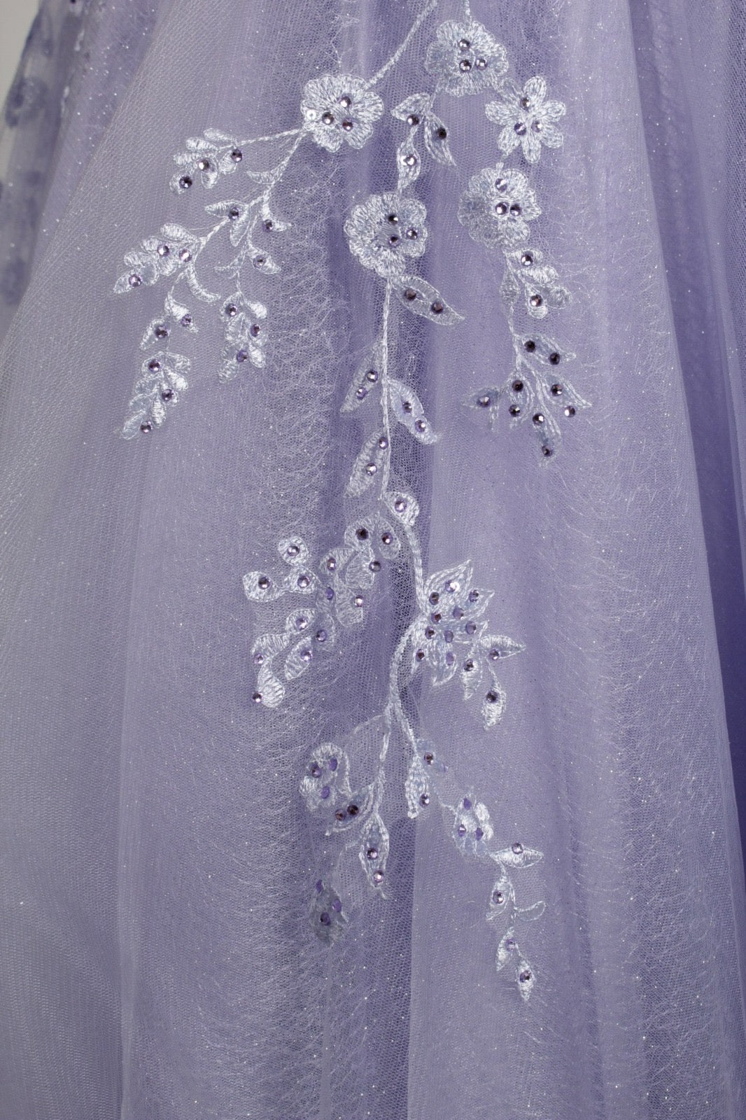 Honey Couture KAELA Lace & Mesh Feature Tulle Formal Dress