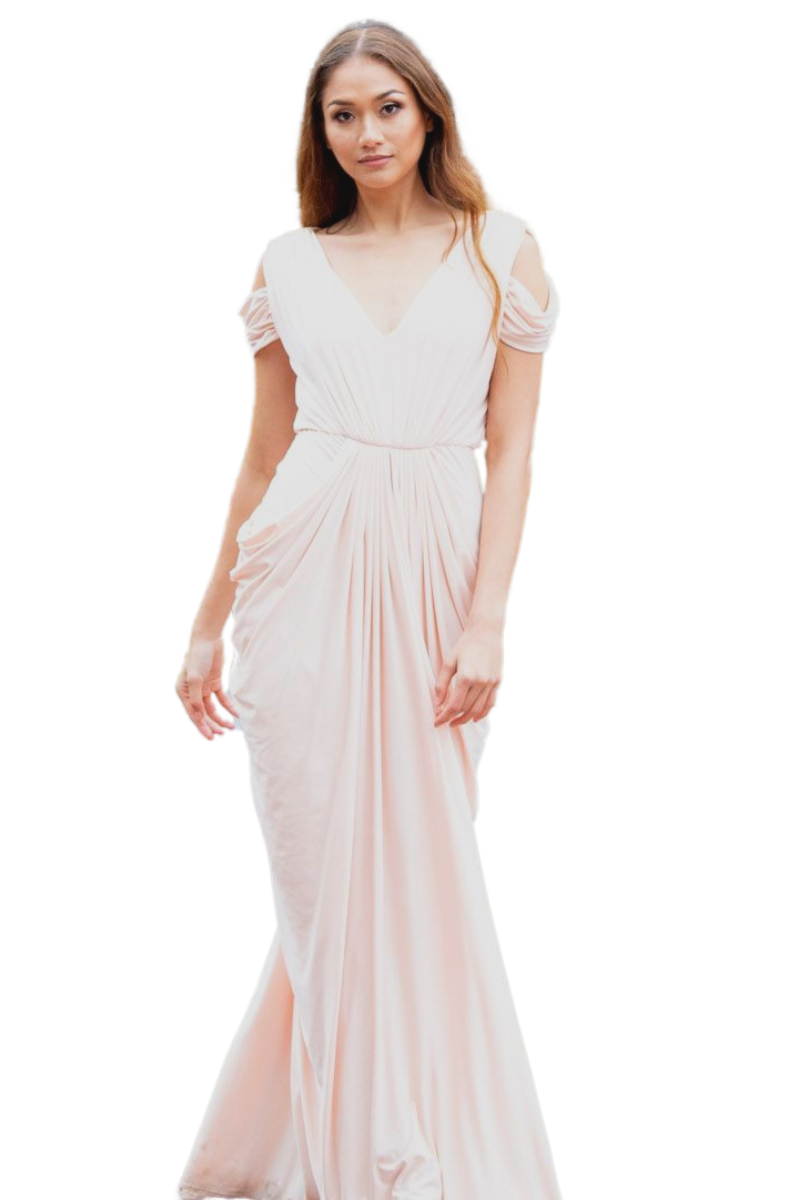 Pia Gladys Perey DARLA Silk Jersey Mermaid Bridesmaid Dress