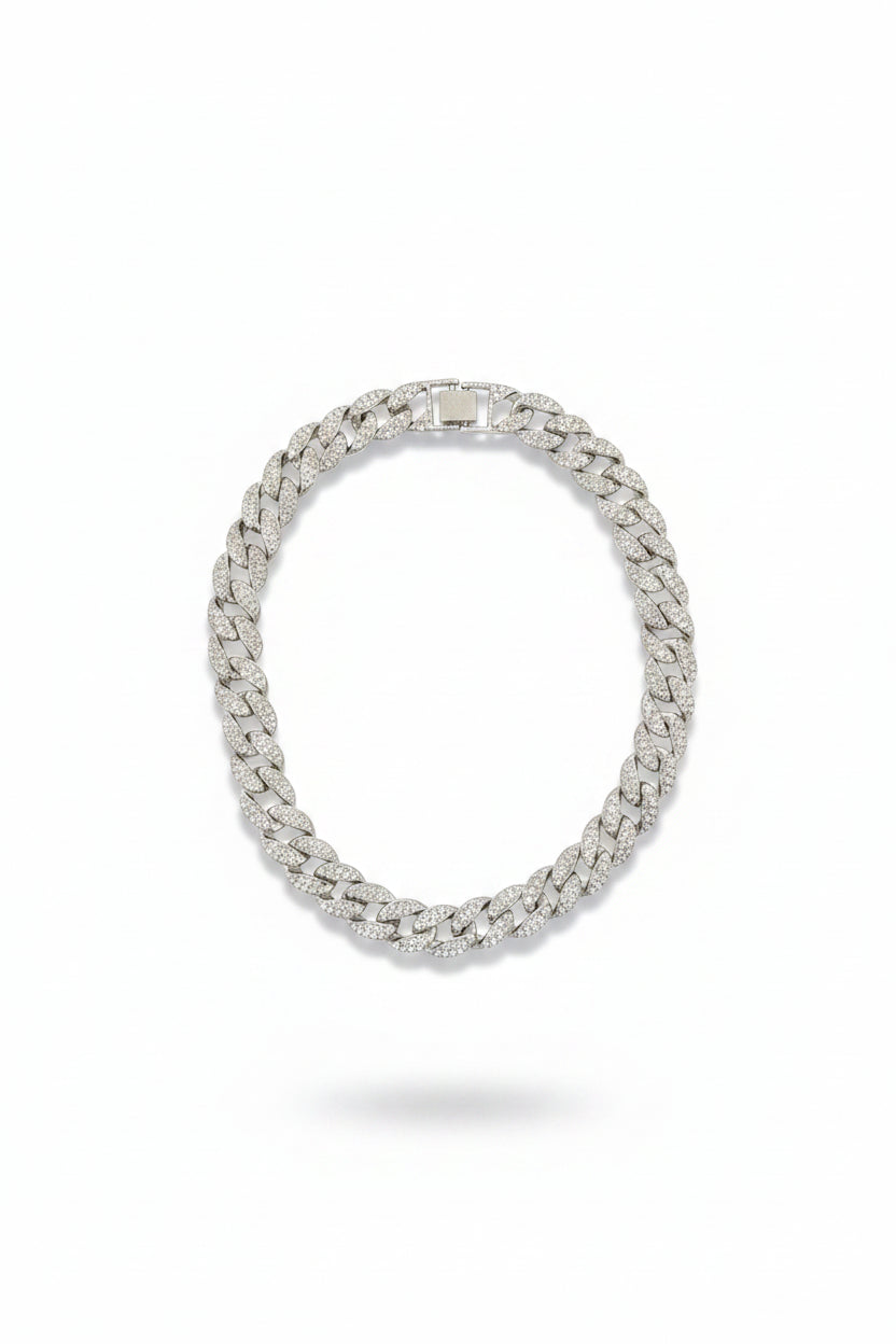 Honey Couture ICON Crystal Chain Statement Necklace