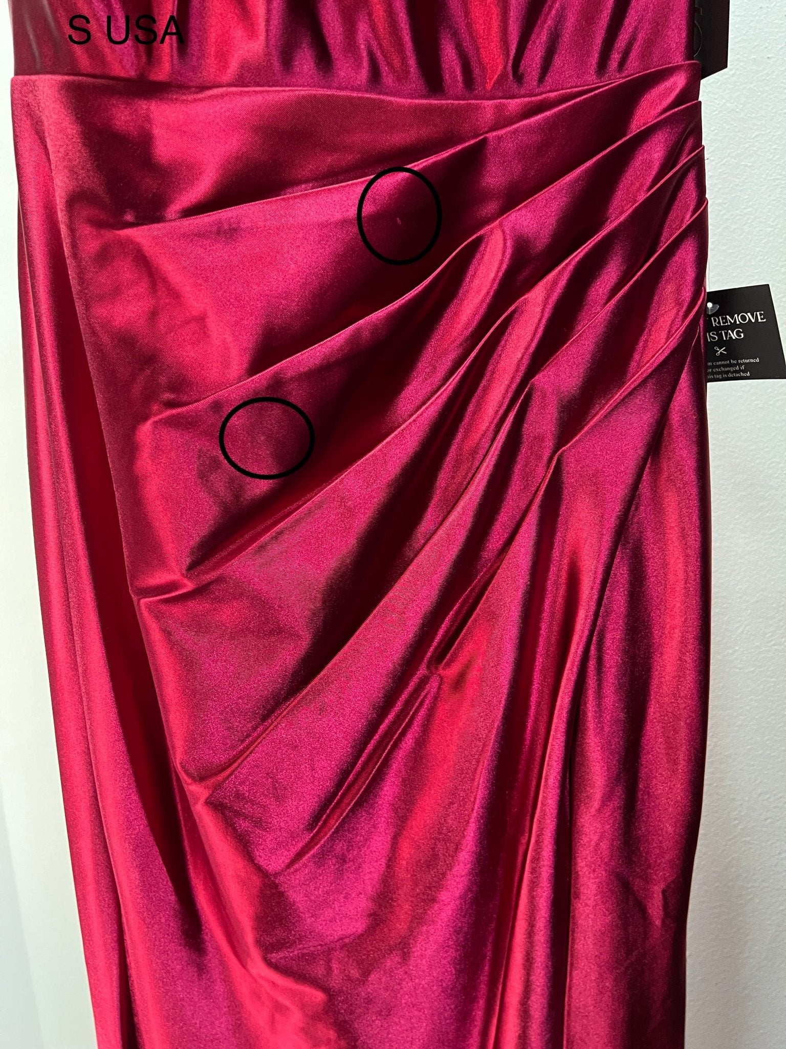 Honey Couture SHARYN Bugundy Silky Corset Bustier Strapless Mermaid Formal Dress (RED TAG FINAL SALE) in Australia | One Honey Boutique