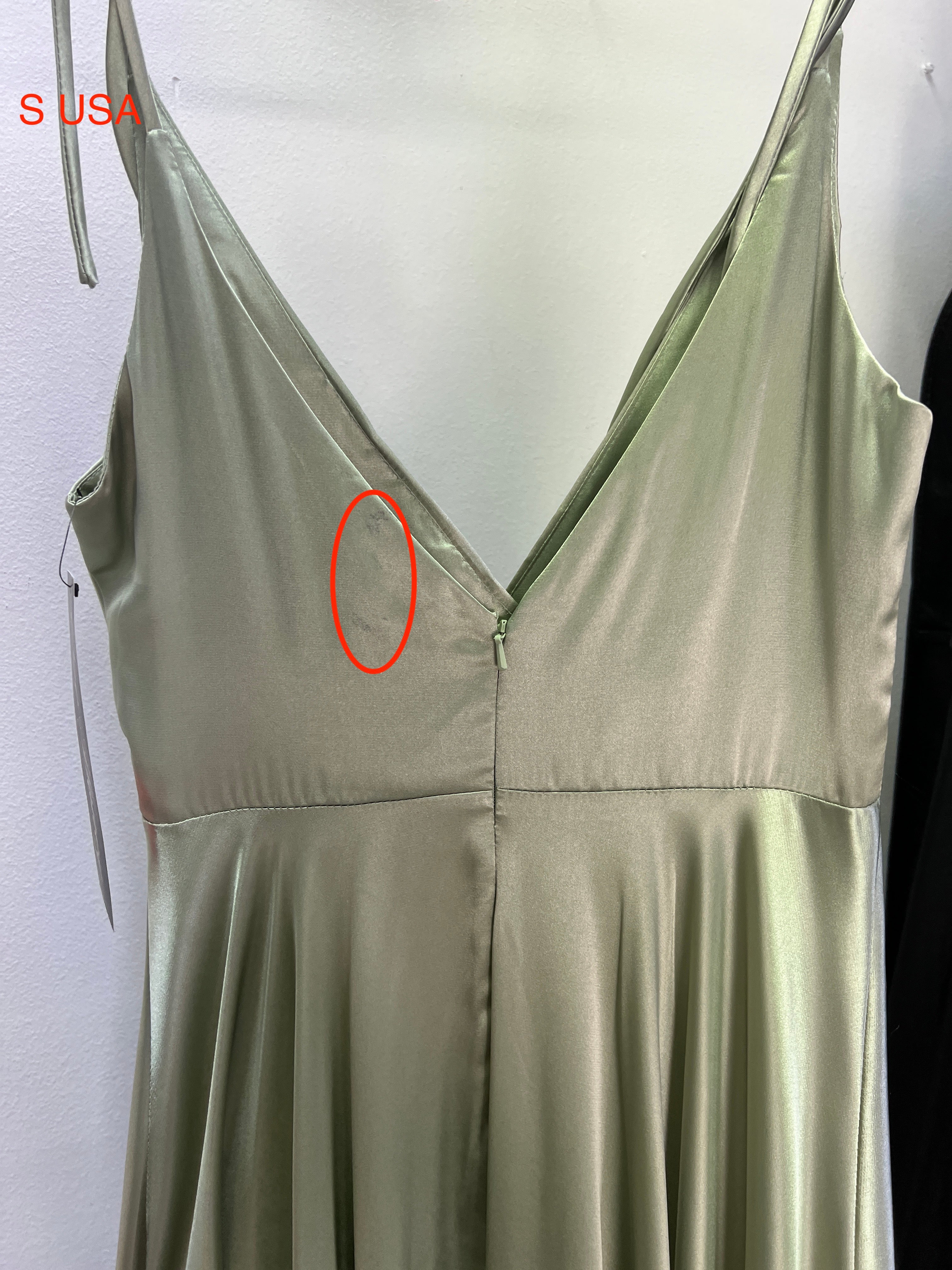 Honey Couture HUNTAR Sage Green Silky A Line Bridesmaid Formal Dress (RED TAG FINAL SALE)