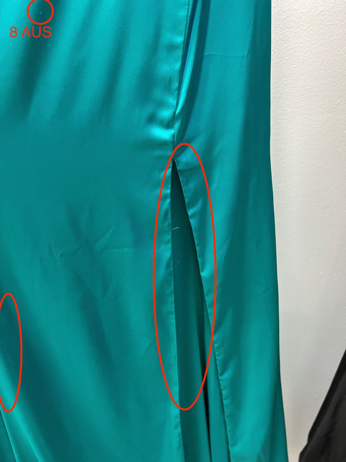 Honey Couture STEVIE Green Stretch Satin Corset Back Mermaid Formal Dress (RED TAG FINAL SALE) in Australia | One Honey Boutique