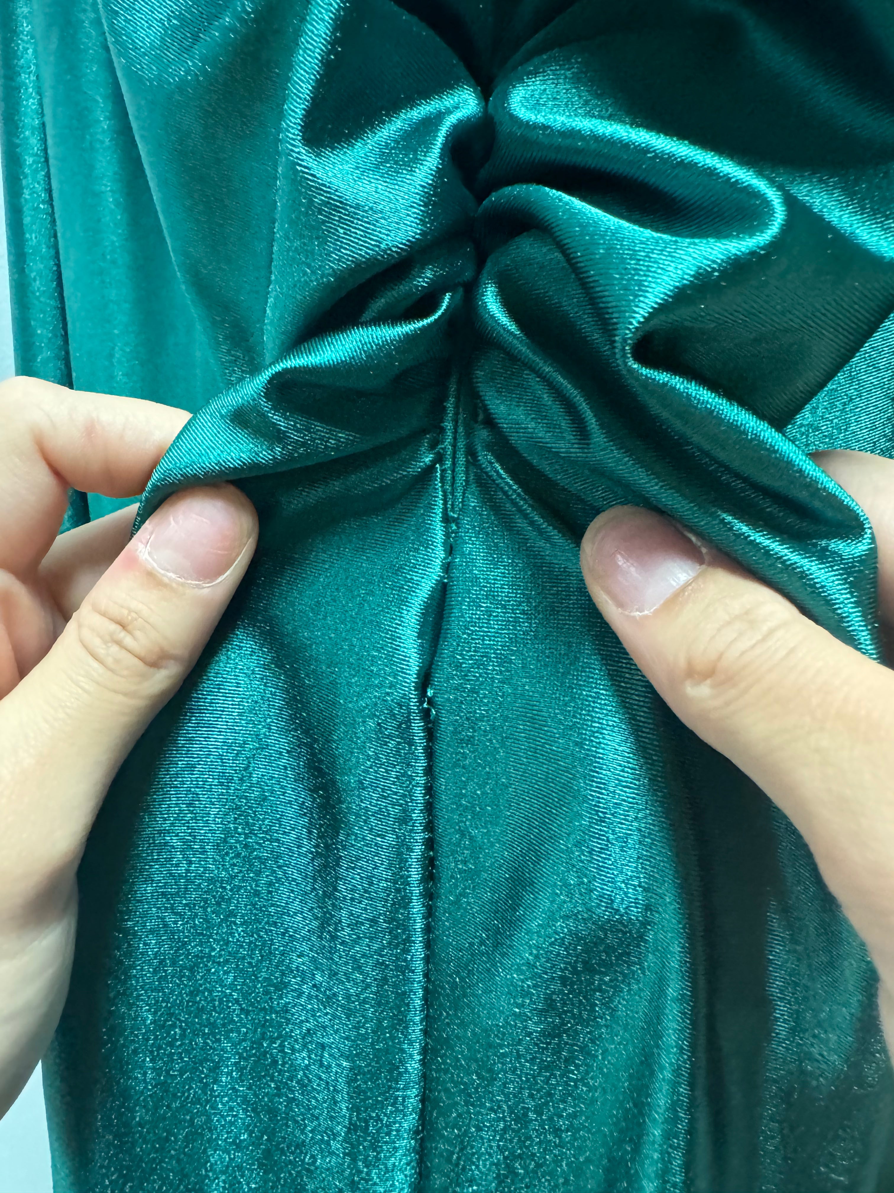Honey Couture SALMA Emerald Embellished Bustier Corset Satin Mermaid Formal Dress (RED TAG FINAL SALE)