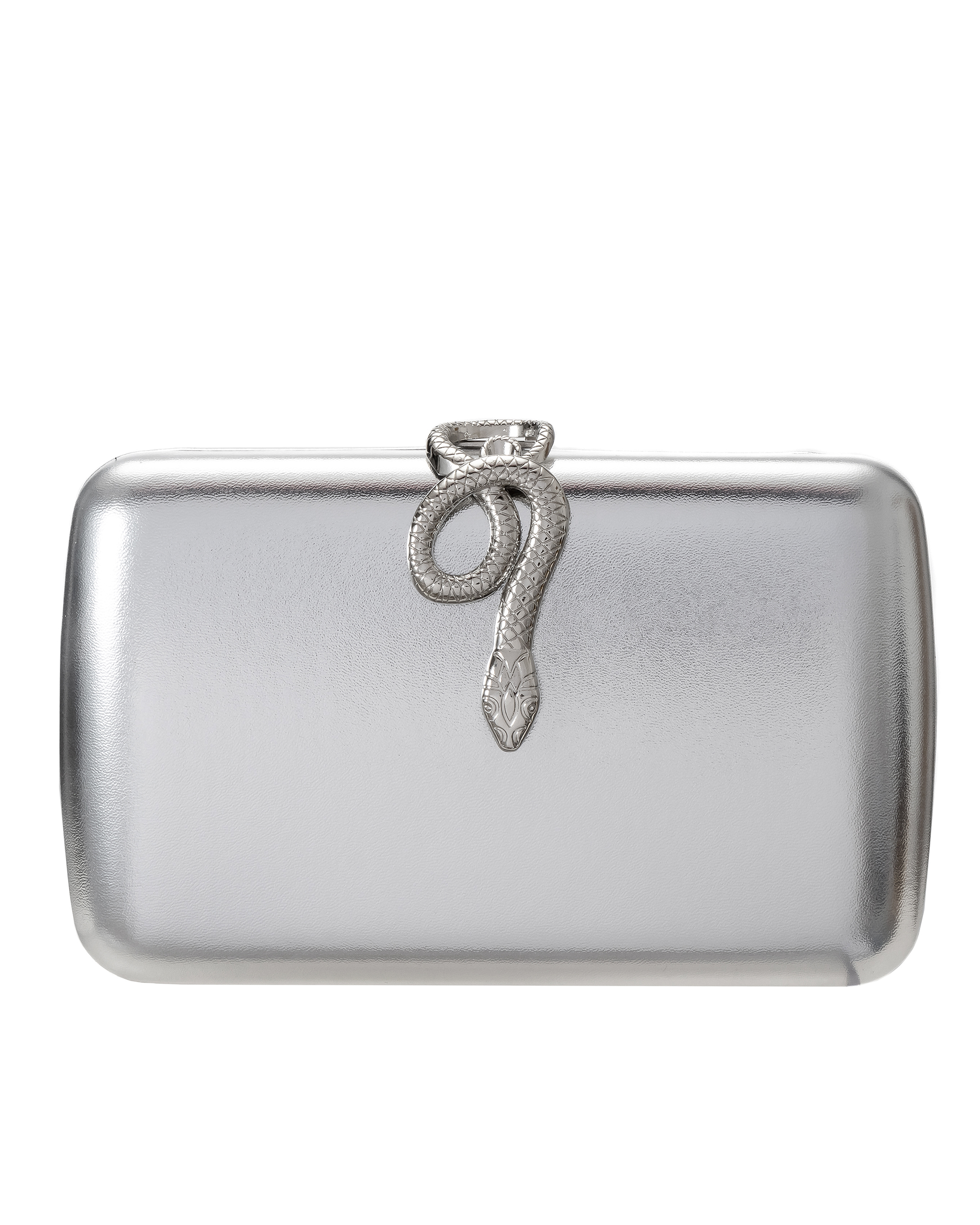 Gregory Ladner GBGA008D Metallic Snake Clasp Clutch Bag