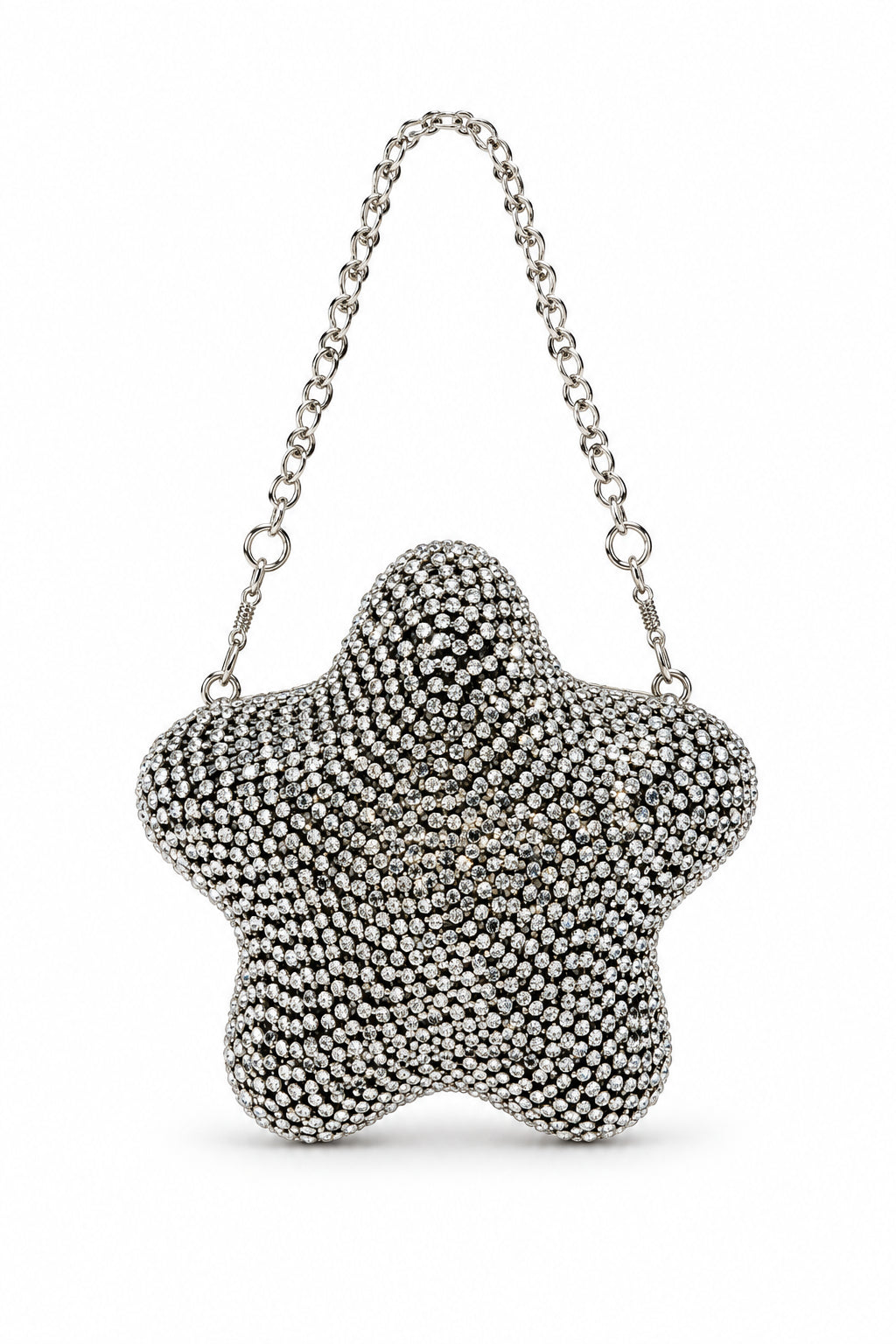 STELLA Crystal Star Rhinestone Evening Clutch Bag