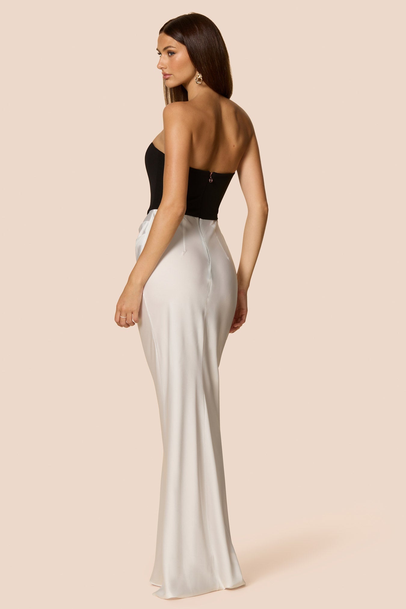 NOOKIE CHIARA Strapless Semi Formal Gown