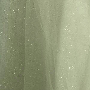EMERY Tulle Layered Sequin & Glitter Leg Split A Line Prom Dress