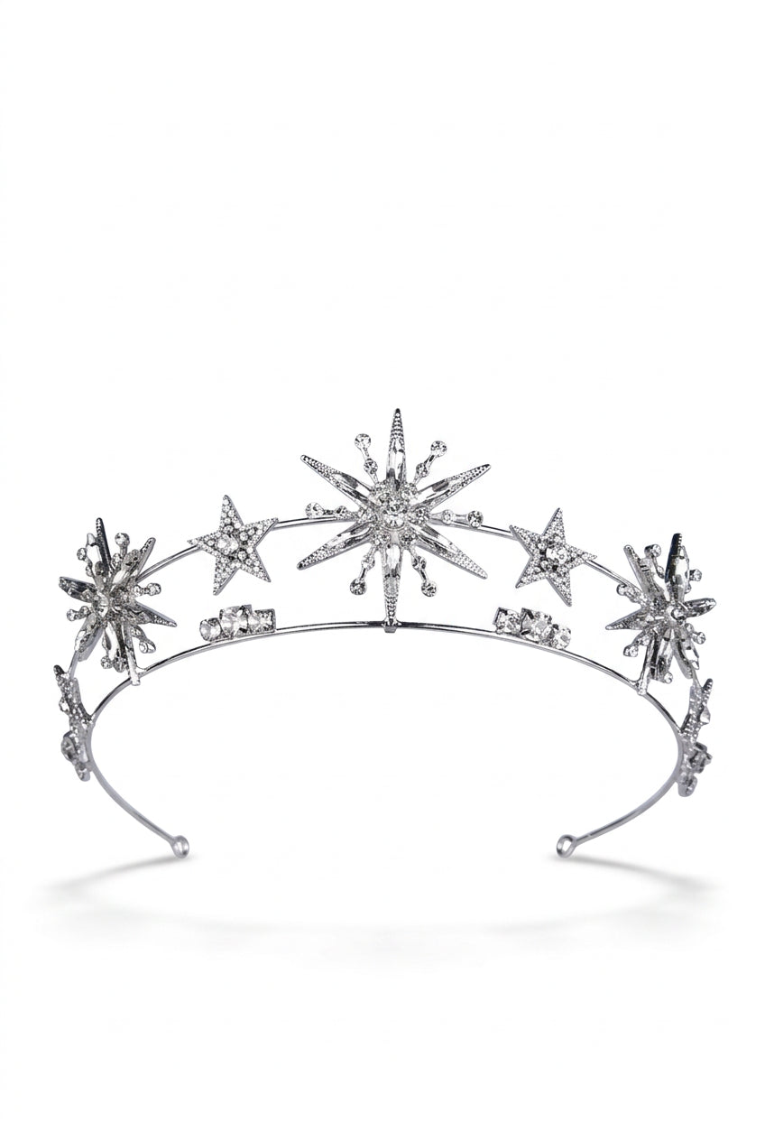 Petite Crystal Star Tiara Crown