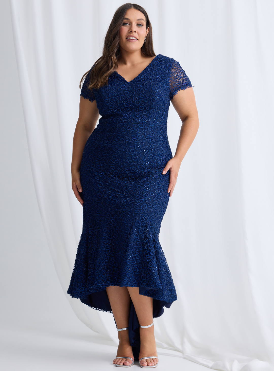 Trellis Lane STASIA Strapless Hi-Lo Cocktail Dress