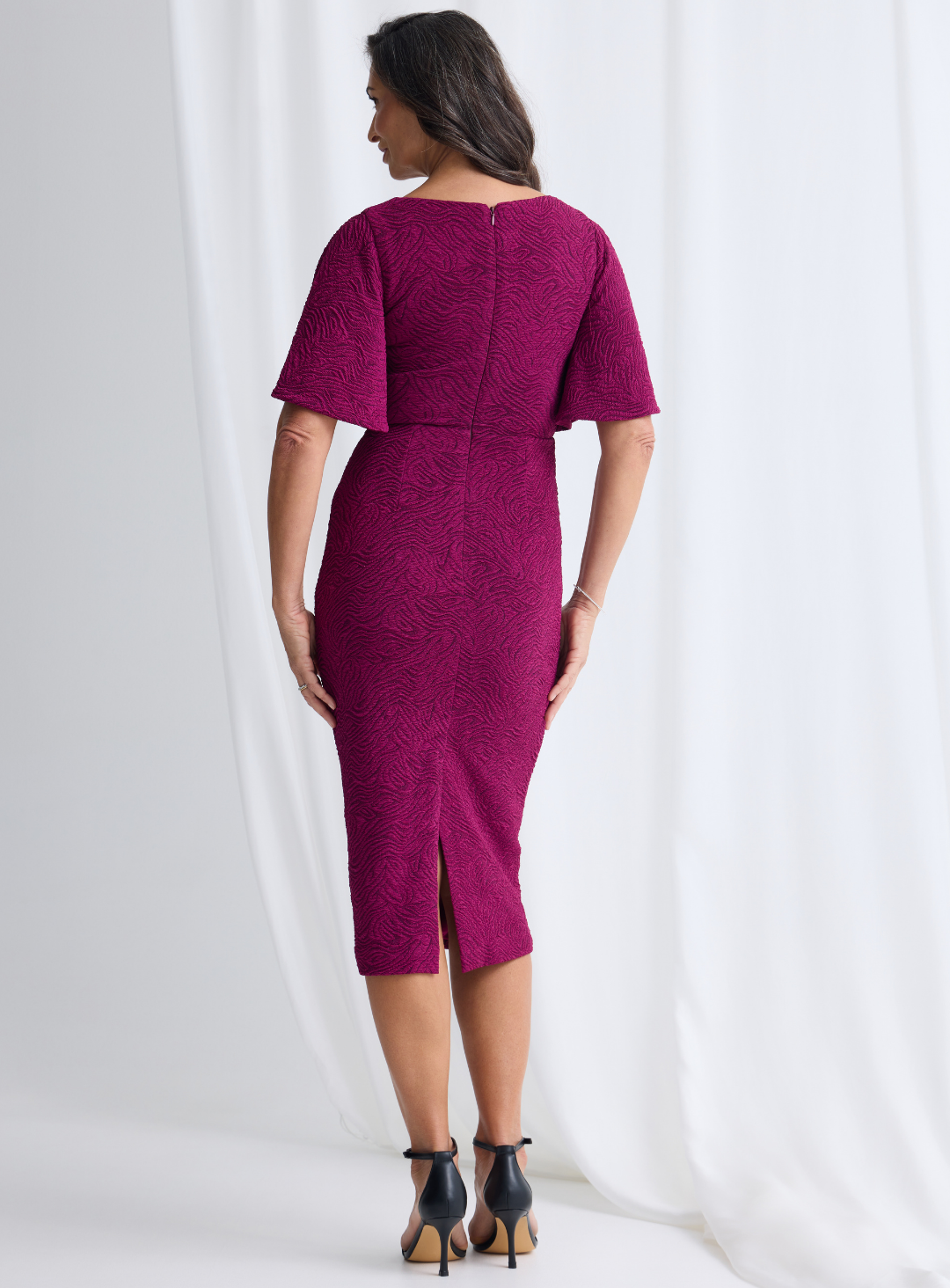 Trellis Lane CATHERINE Couture Hand-Beaded Sheath Evening Gown Formal Dress