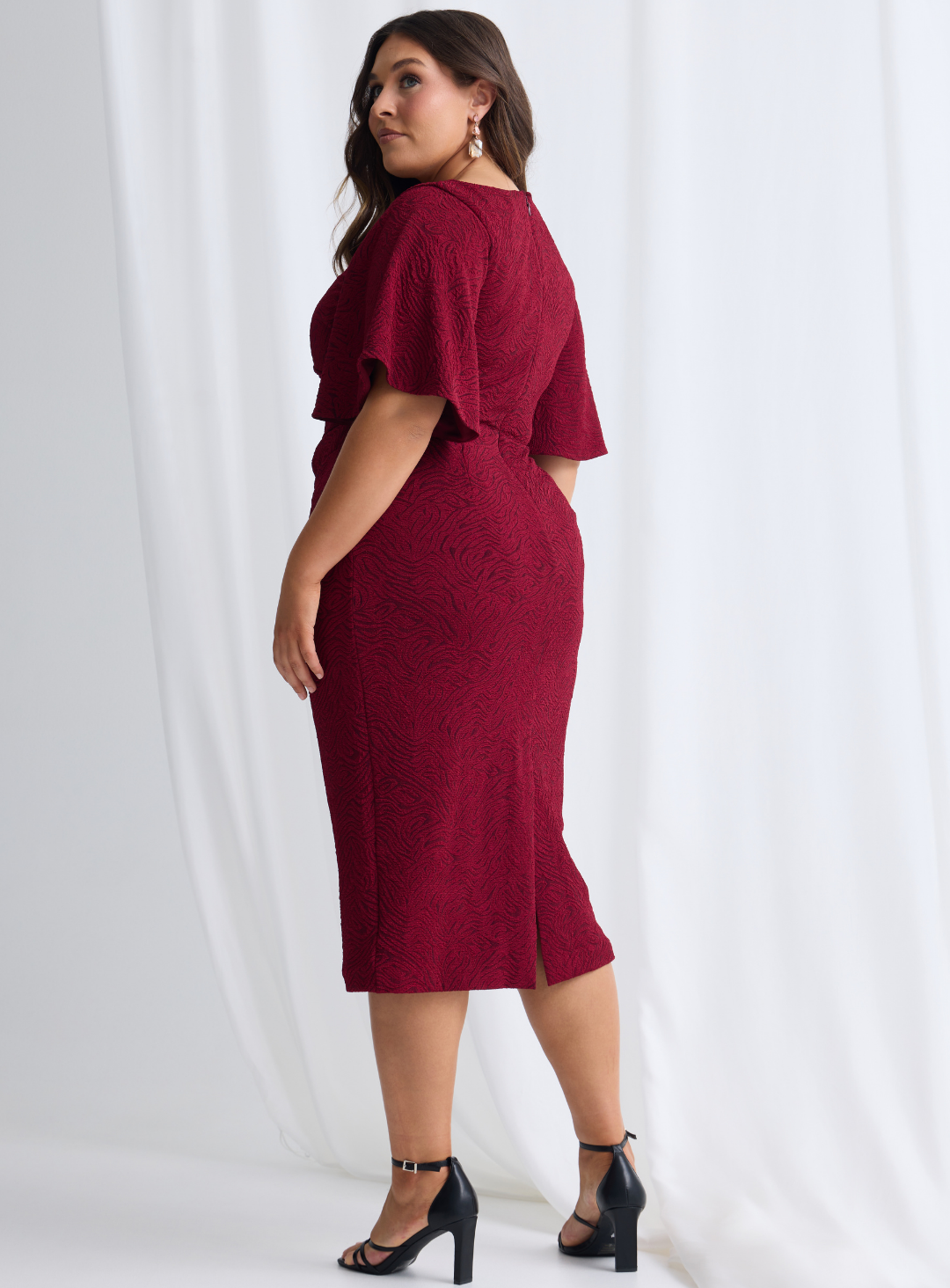 Trellis Lane CATHERINE Couture Hand-Beaded Sheath Evening Gown Formal Dress