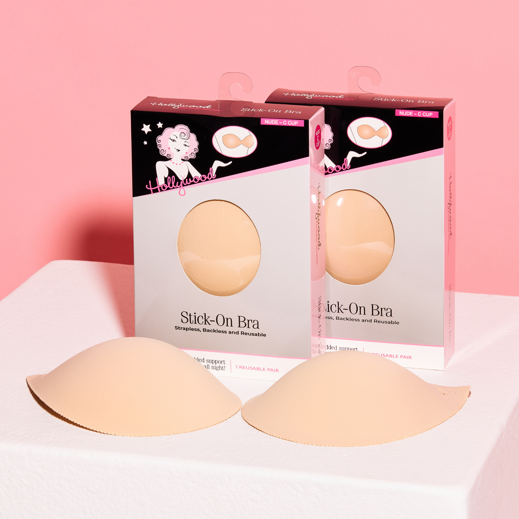 Hollywood Stick-On Bra | Strapless Backless Adhesive Bra