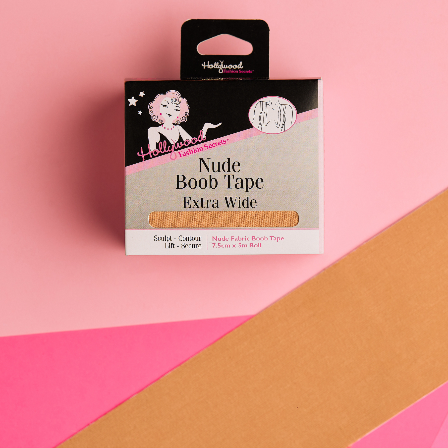 Hollywood Fashion Secrets Nude Boob Tape – Strapless Breast Lift Tape