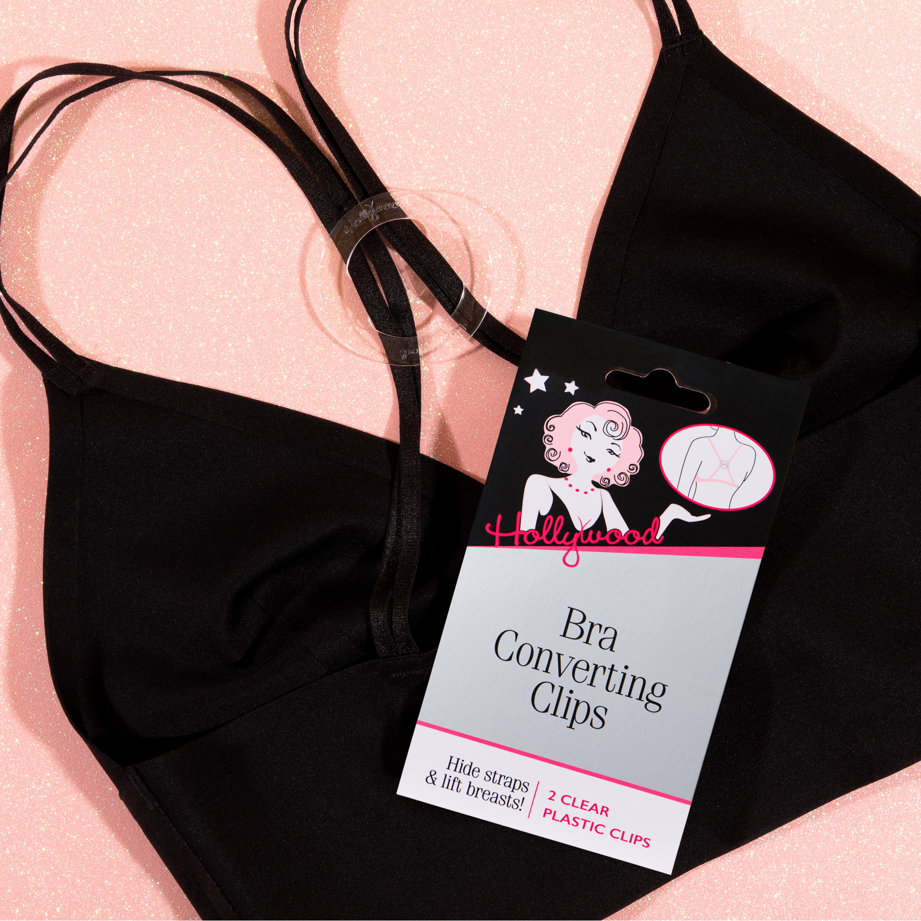 Hollywood Fashion Secrets Bra Converting Clip – Pack of 2