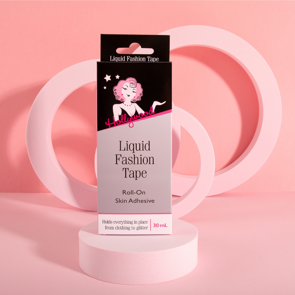Hollywood Fashion Secrets Liquid Fashion Tape – Roll-On Wardrobe Adhesive