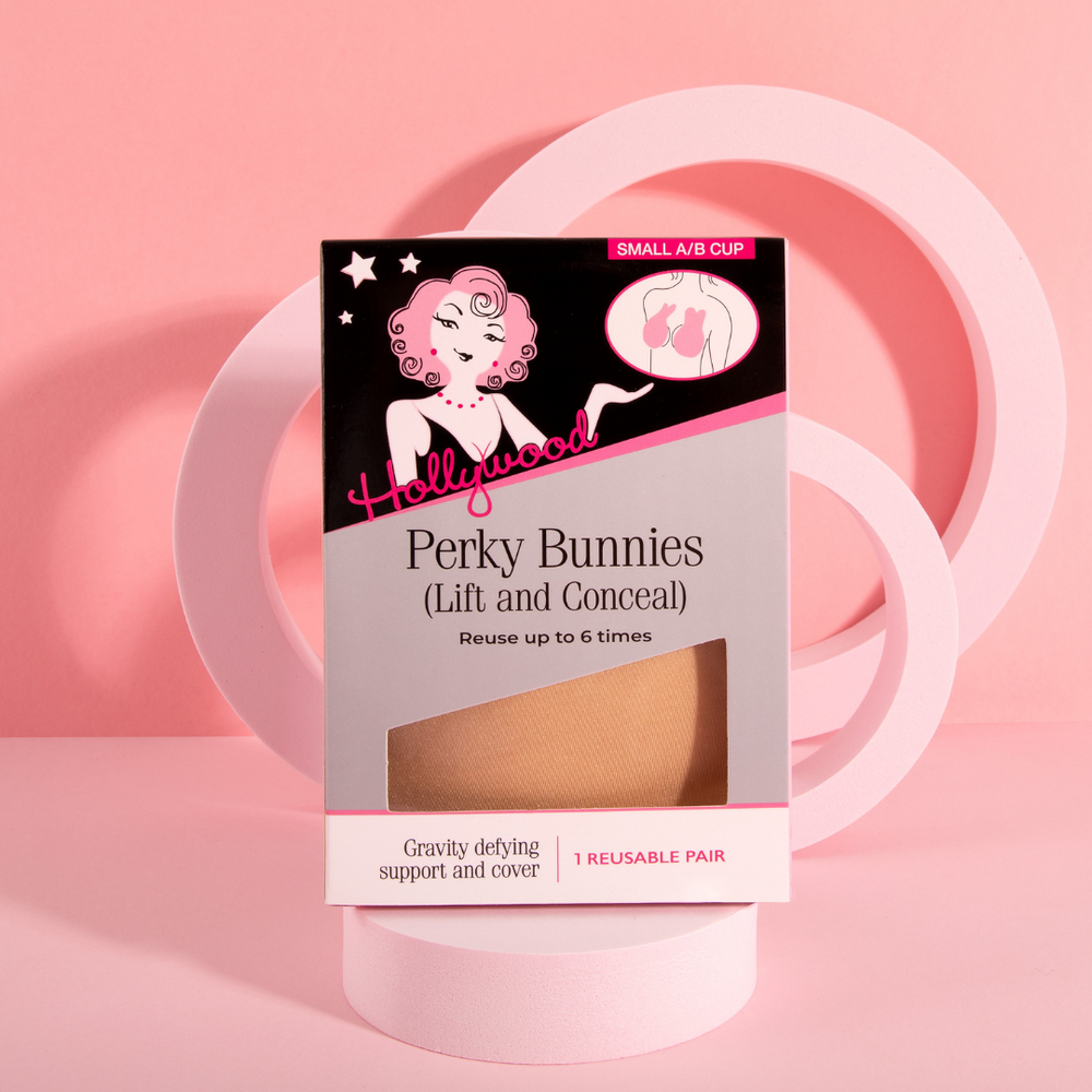 Hollywood Fashion Secrets Perky Bunnies – Lift & Conceal Adhesive Bra Cups