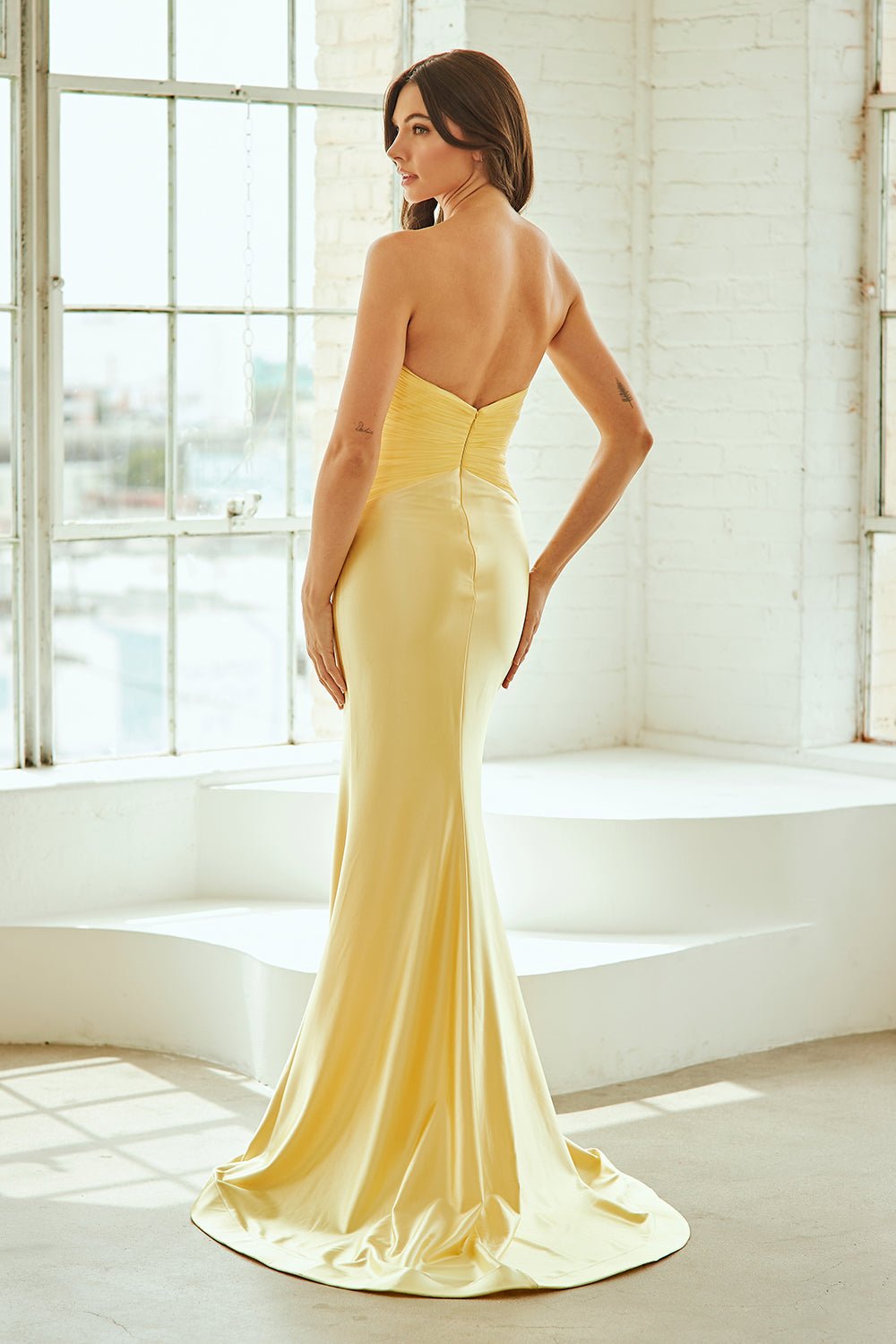 AMPARO Crystal Cape Choker Sweetheart Mermaid Prom & Formal Dress in Australia | One Honey Boutique