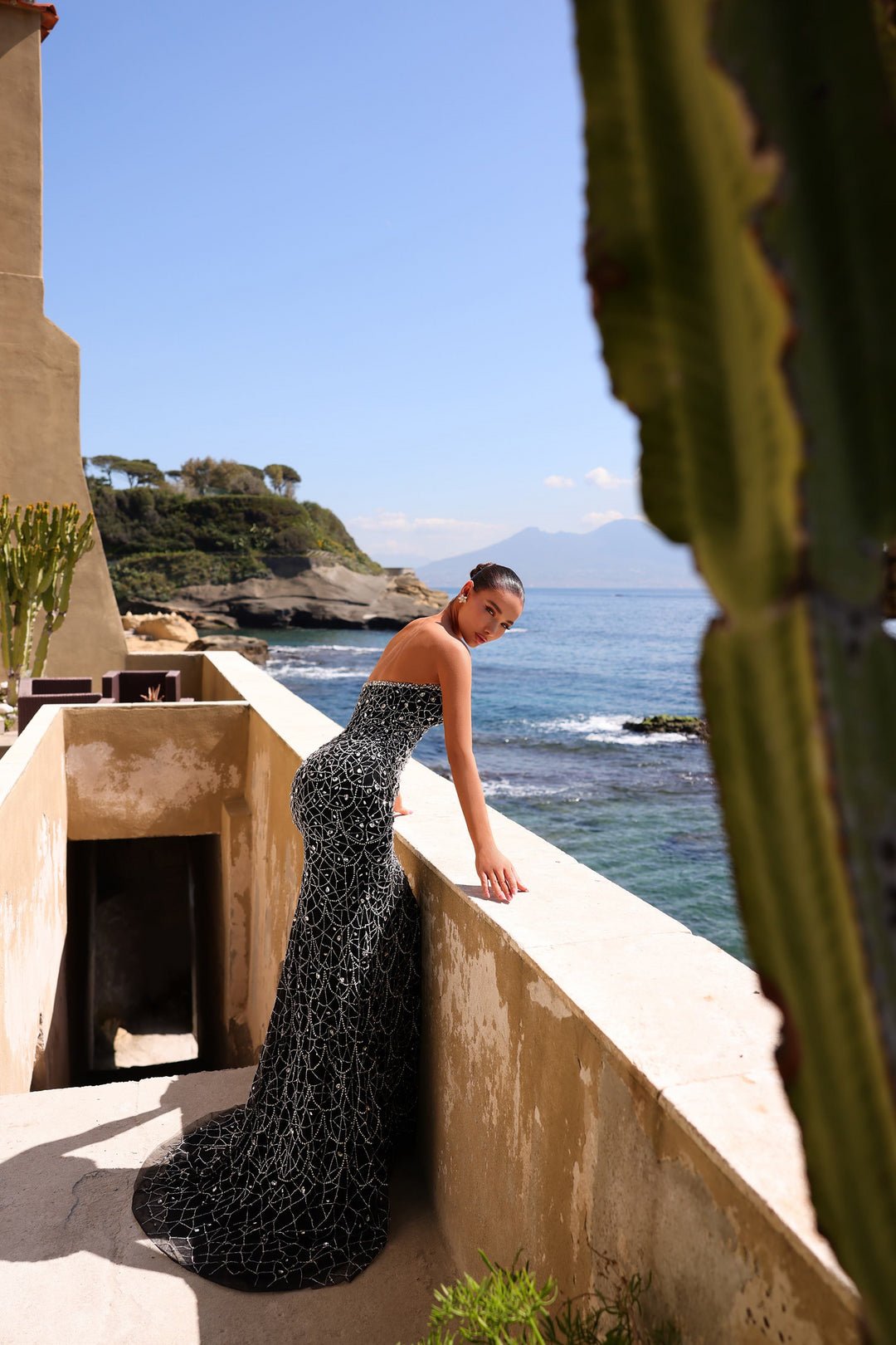 Chic and Holland Couture Beaded HF110555 Evening Dress in Australia | One Honey Boutique